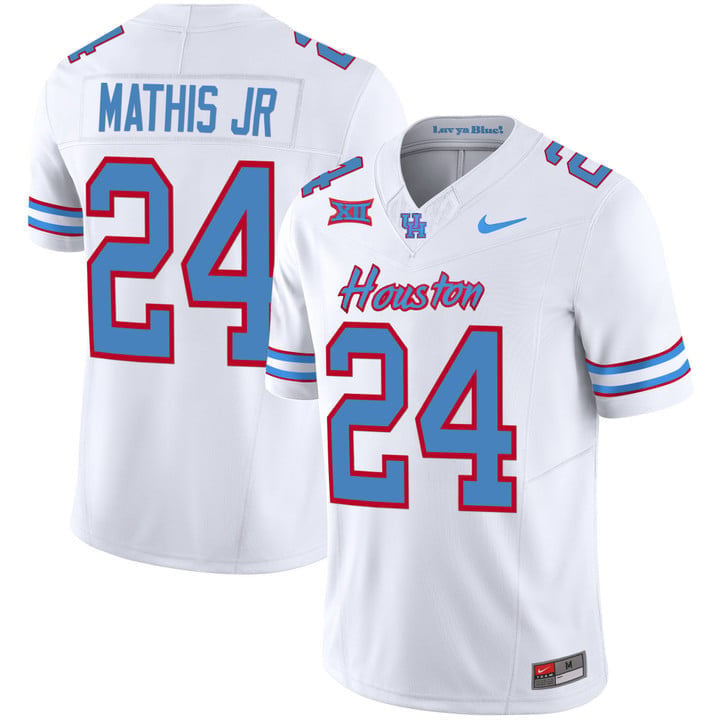Youth's Houston Cougars 2023 Oilers Inspired Vapor Jersey - All Stitched