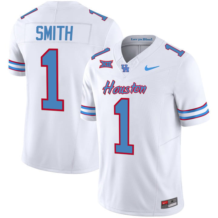Youth's Houston Cougars 2023 Oilers Inspired Vapor Jersey - All Stitched