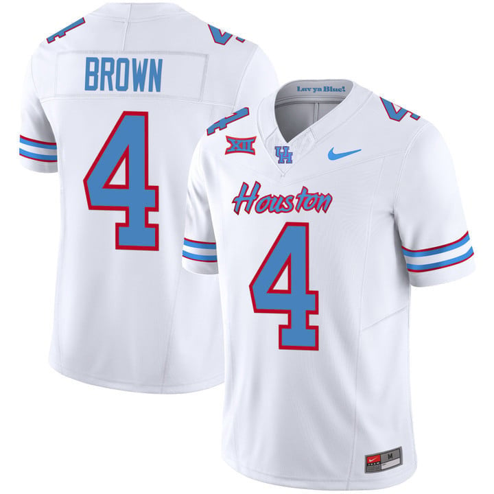 Youth's Houston Cougars 2023 Oilers Inspired Vapor Jersey - All Stitched