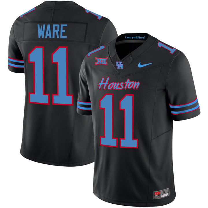 Youth's Houston Cougars 2023 Oilers Inspired Vapor Jersey - All Stitched