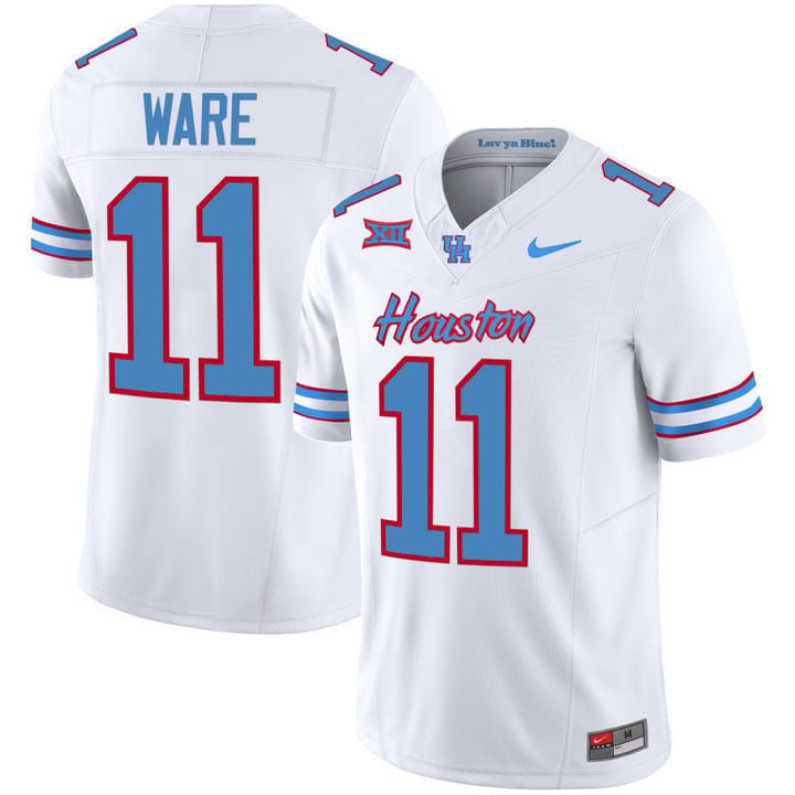 Youth's Houston Cougars 2023 Oilers Inspired Vapor Jersey - All Stitched
