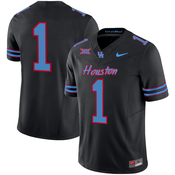 Youth's Houston Cougars 2023 Oilers Inspired Vapor Jersey - All Stitched