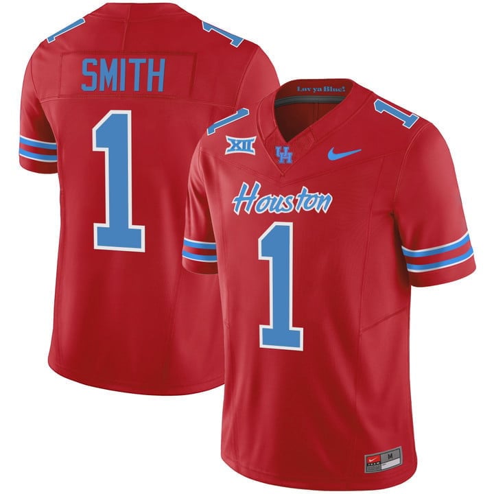 Youth's Houston Cougars 2023 Oilers Inspired Vapor Jersey - All Stitched