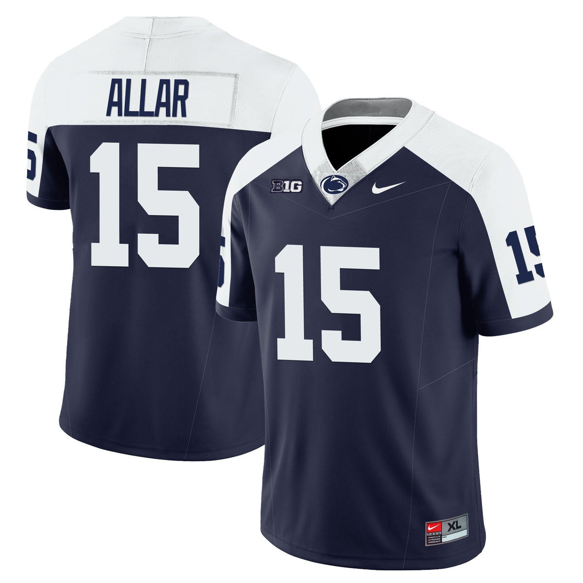 Menâs Penn State Nittany Lions Football Vapor Limited Jersey - All Stitched