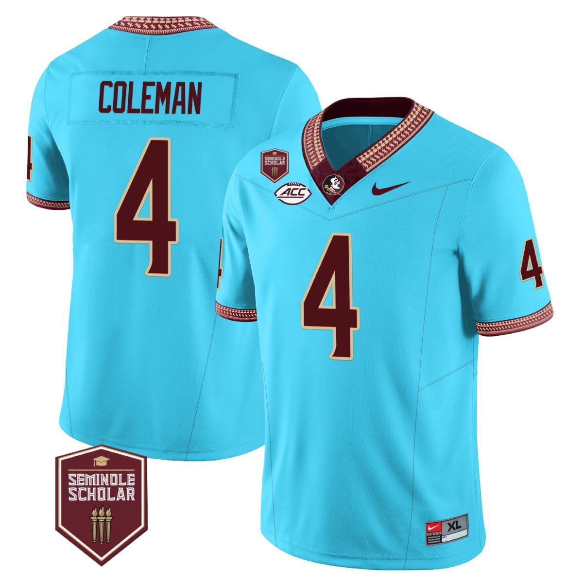 Women's Florida State Seminoles Seminole Heritage Football 2023 Jersey - All Stitched