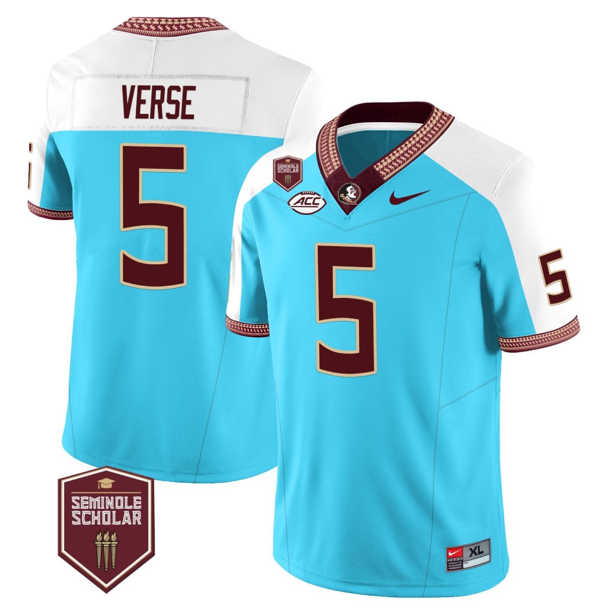 Women's Florida State Seminoles Seminole Heritage Football 2023 Jersey - All Stitched