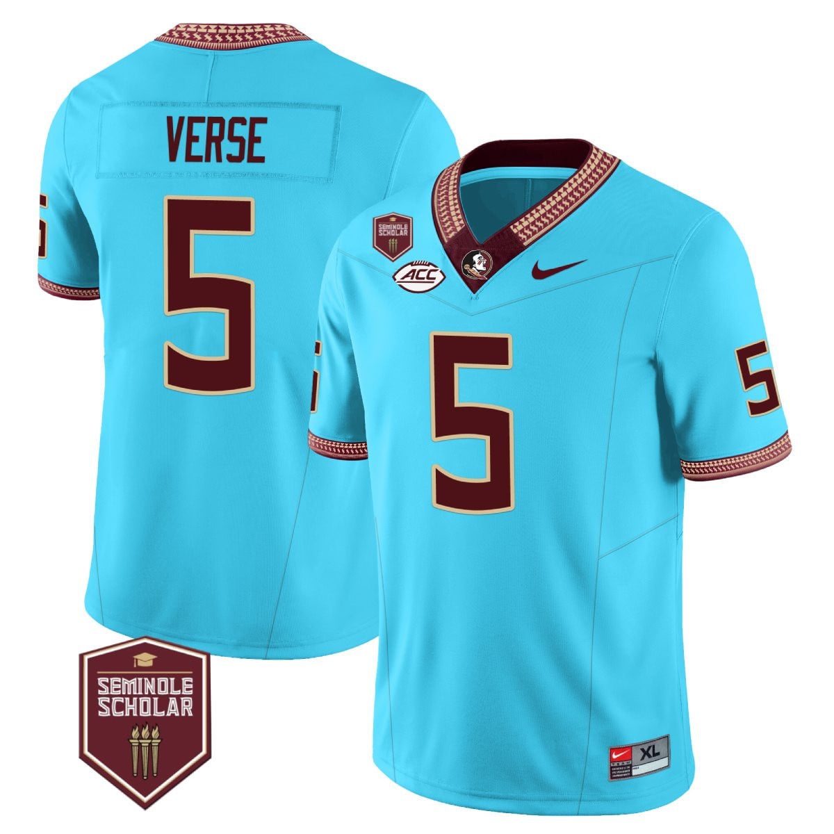 Women's Florida State Seminoles Seminole Heritage Football 2023 Jersey - All Stitched