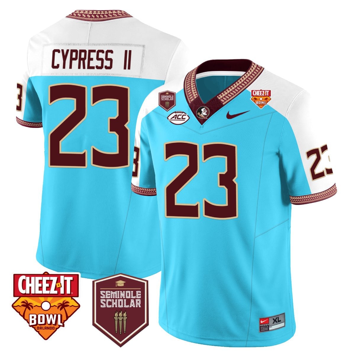 Women's Florida State Seminoles Seminole Heritage Football 2023 Jersey - All Stitched