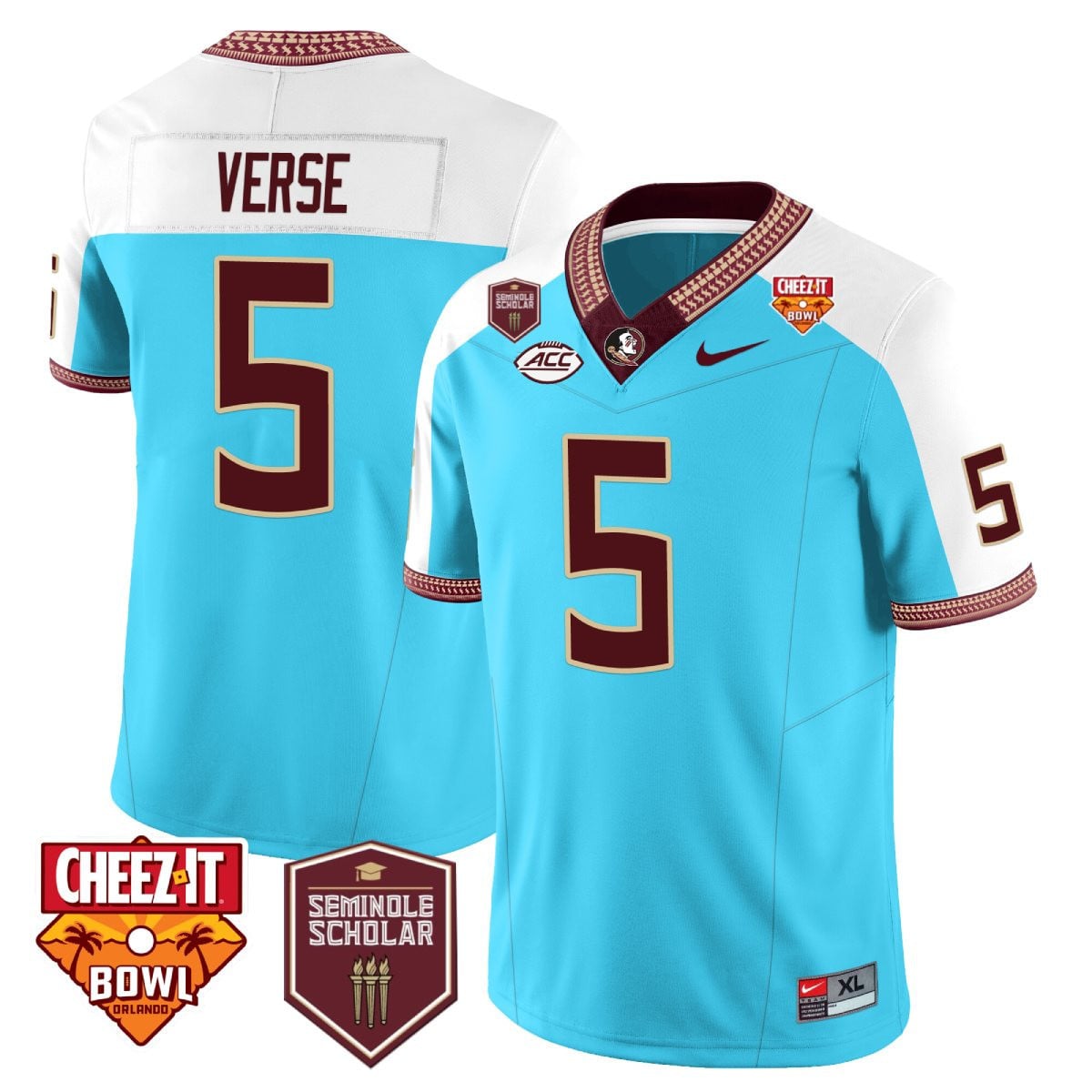 Women's Florida State Seminoles Seminole Heritage Football 2023 Jersey - All Stitched