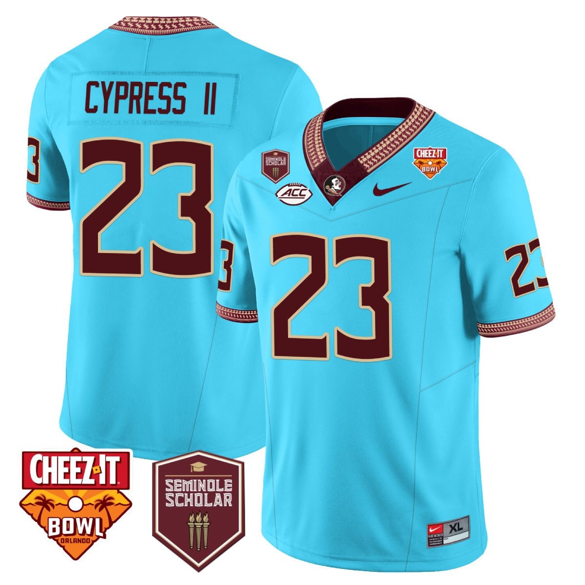 Women's Florida State Seminoles Seminole Heritage Football 2023 Jersey - All Stitched