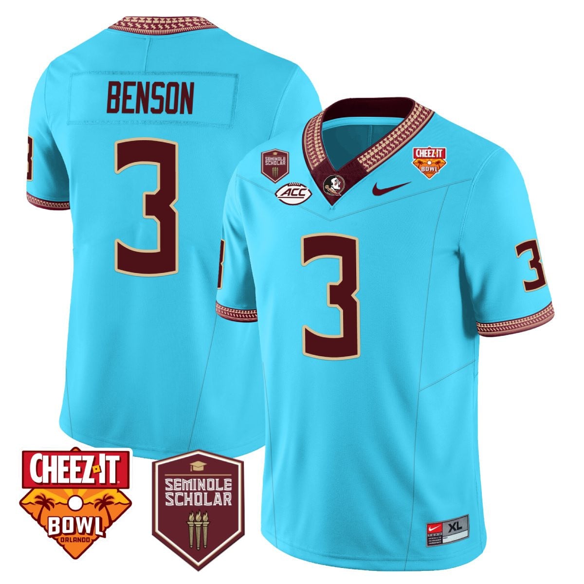 Women's Florida State Seminoles Seminole Heritage Football 2023 Jersey - All Stitched