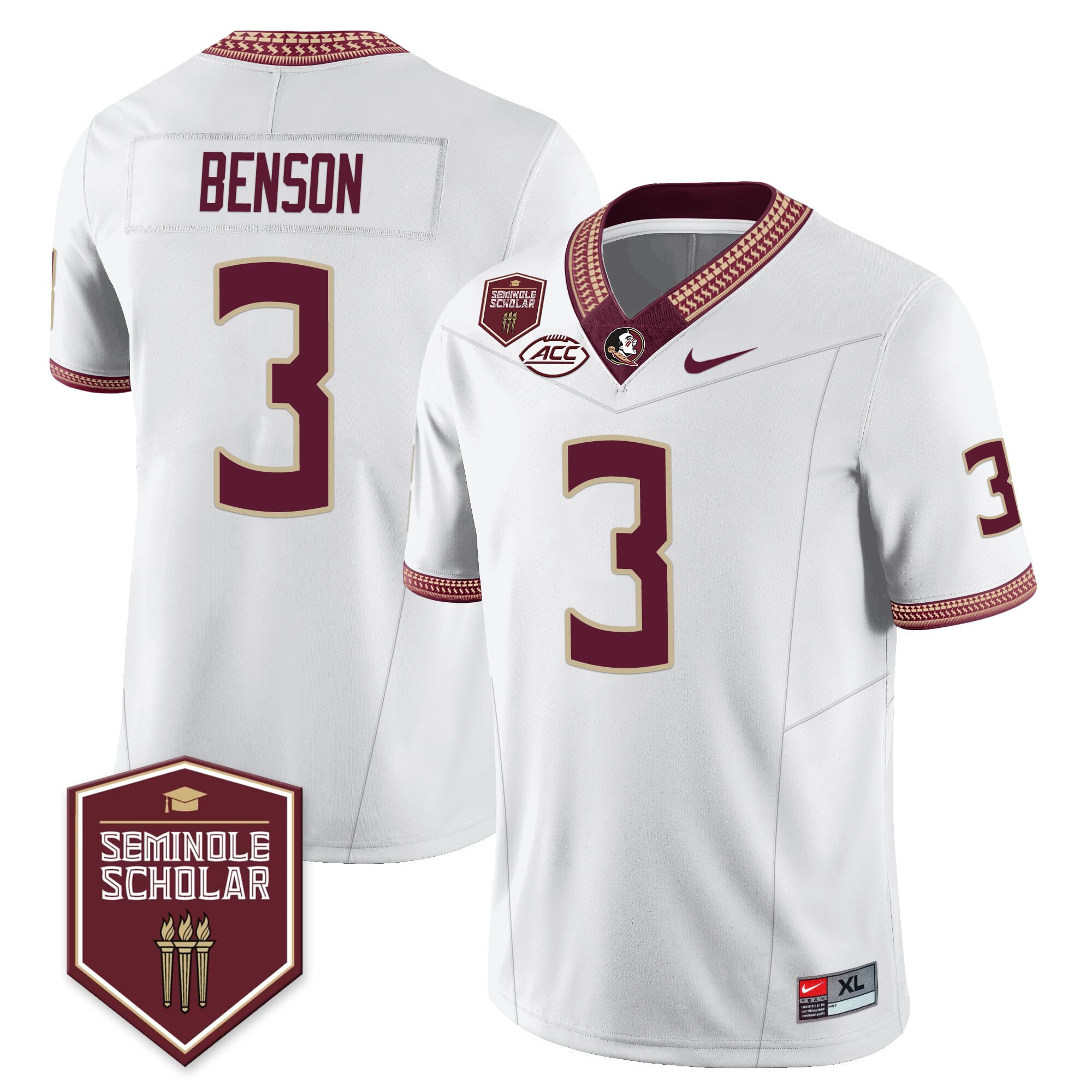 Youthâs Florida State Seminoles Football Vapor Jersey â All Stitched