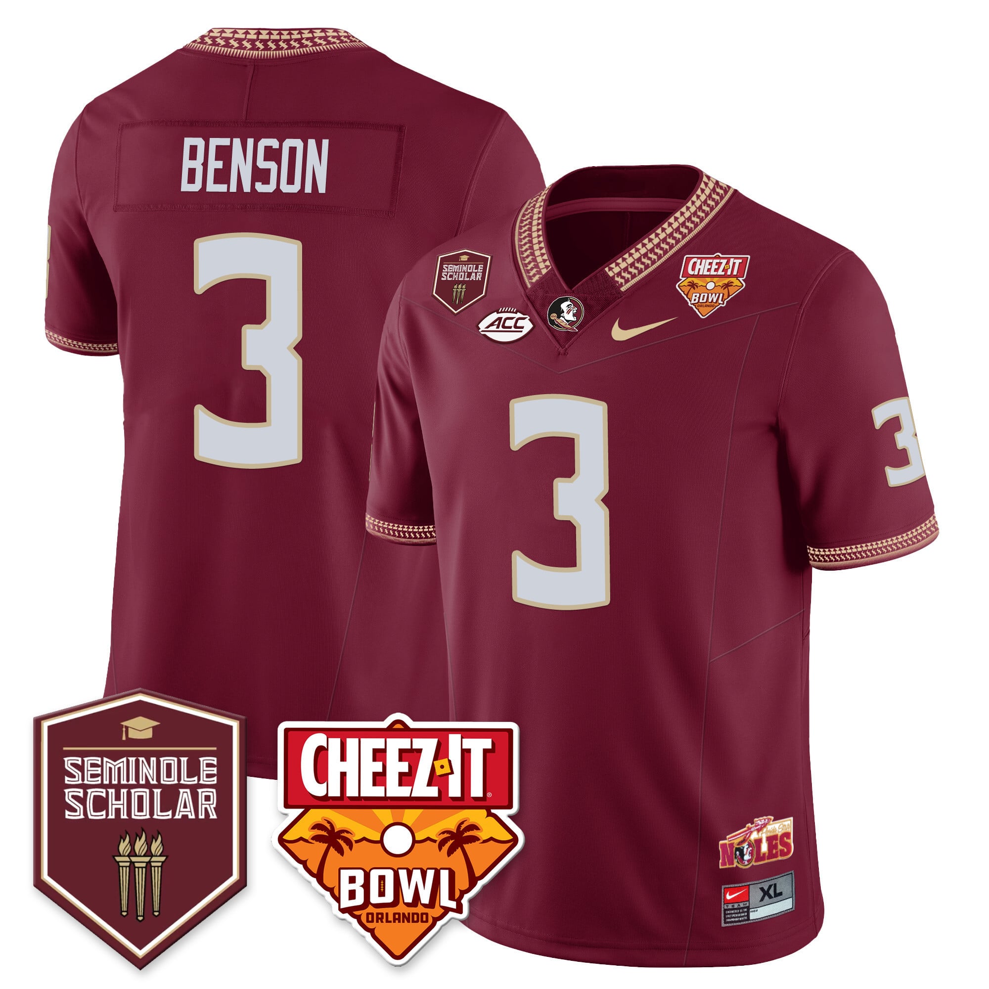 Youthâs Florida State Seminoles Football Vapor Jersey â All Stitched