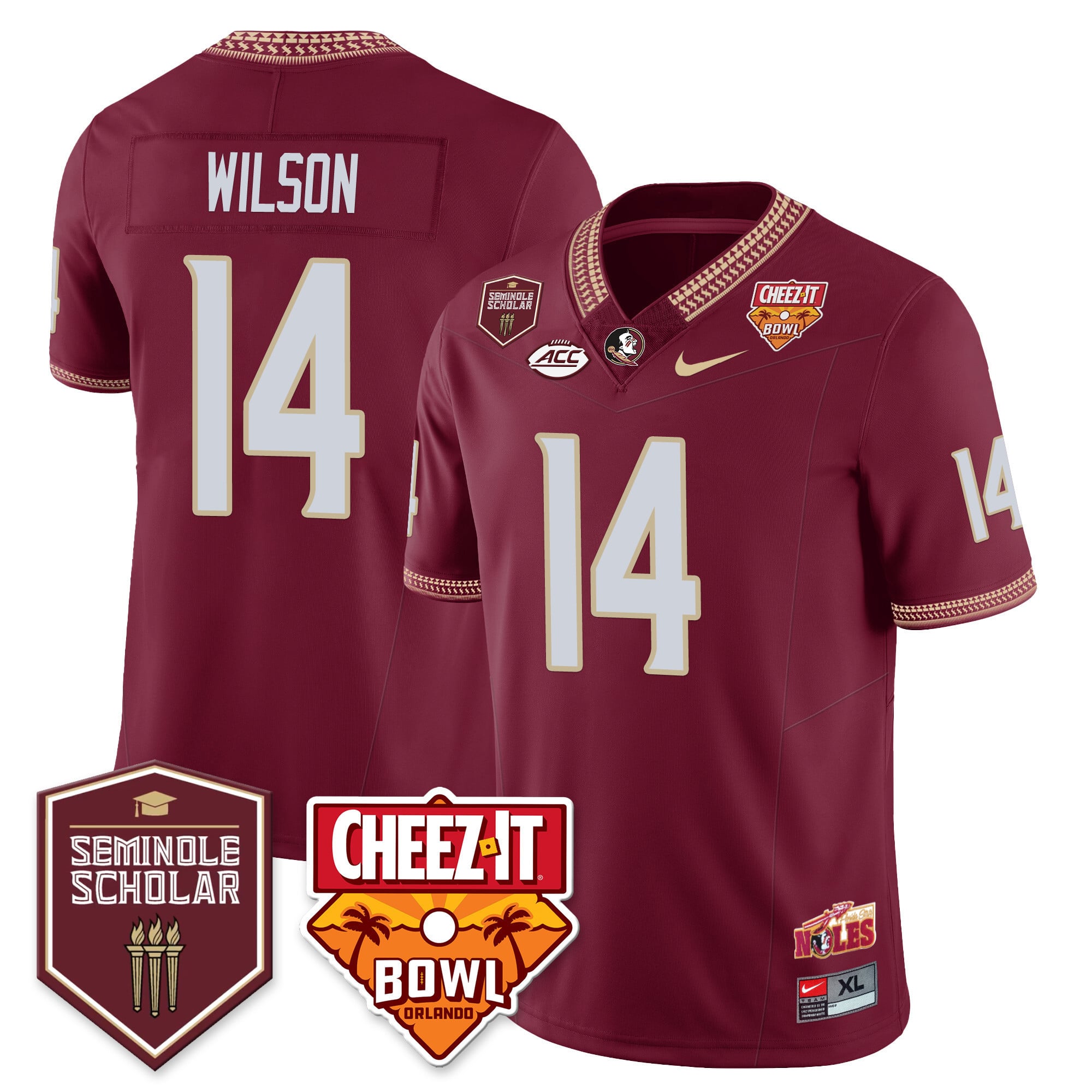 Youthâs Florida State Seminoles Football Vapor Jersey â All Stitched
