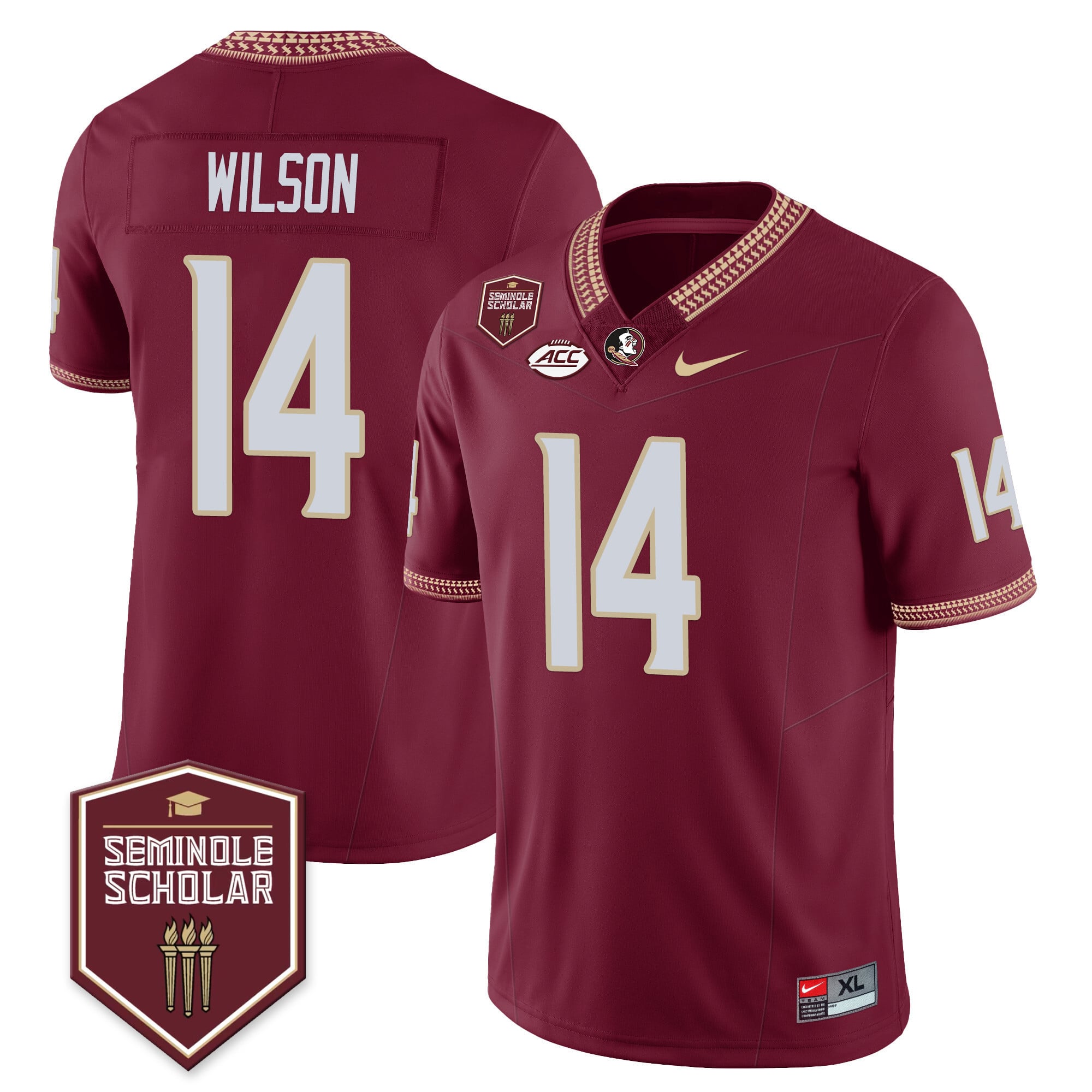 Youthâs Florida State Seminoles Football Vapor Jersey â All Stitched