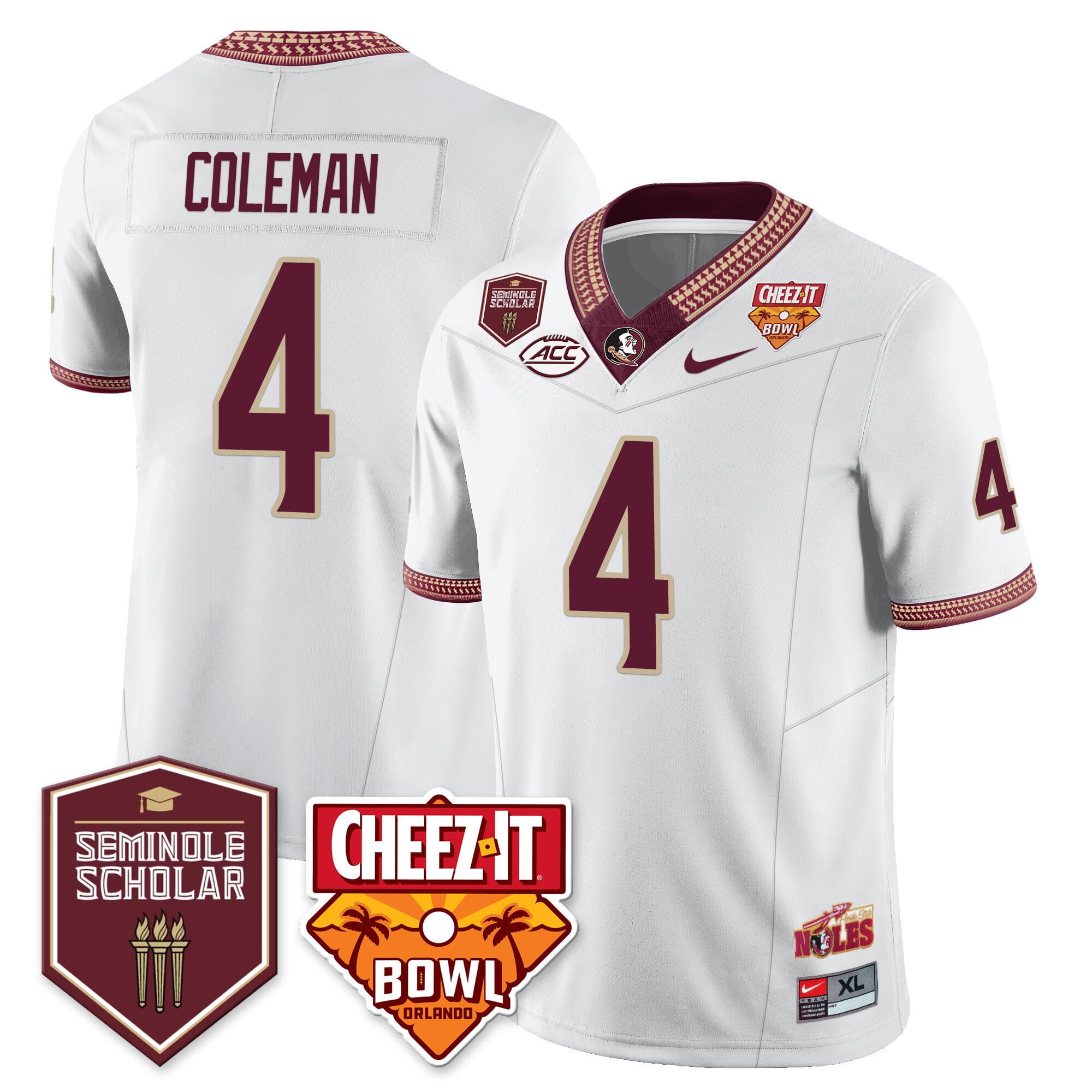 Youthâs Florida State Seminoles Football Vapor Jersey â All Stitched