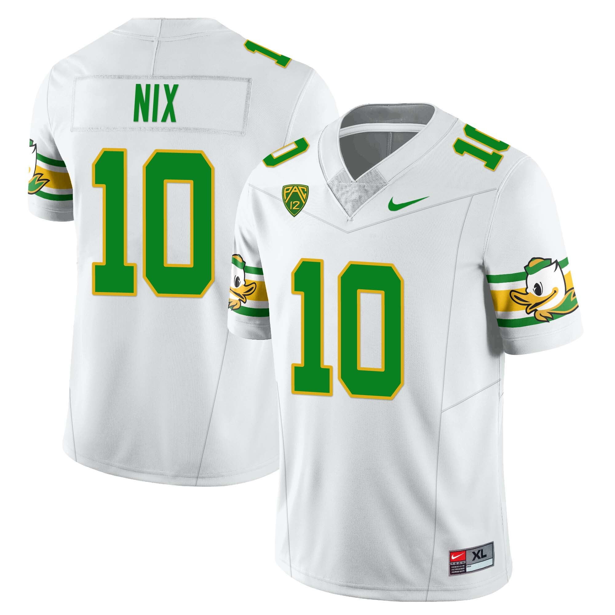 Womenâs Oregon Ducks âMighty Oregonâ Throwback Football Jersey â All Stitched