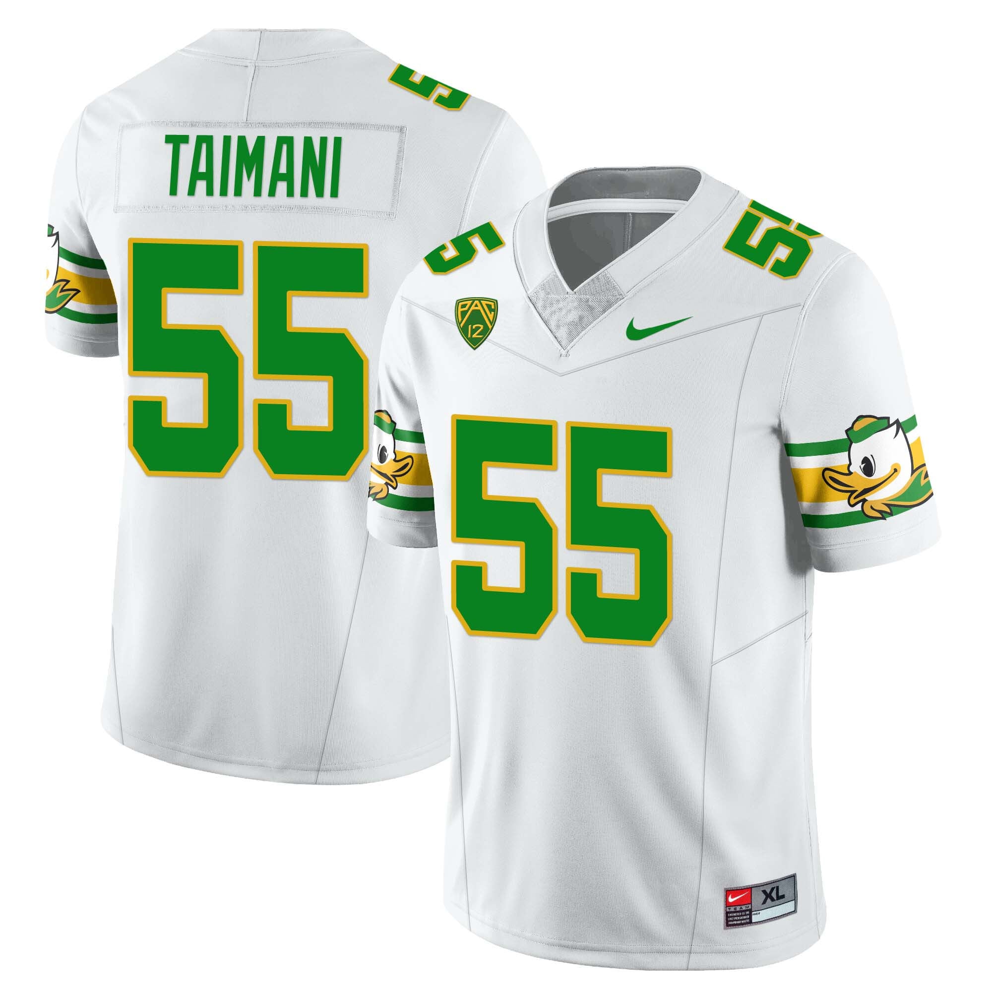 Womenâs Oregon Ducks âMighty Oregonâ Throwback Football Jersey â All Stitched
