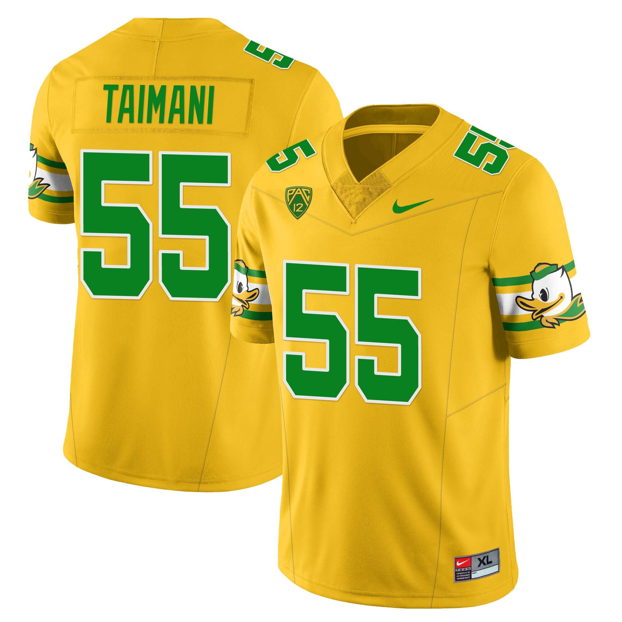 Womenâs Oregon Ducks âMighty Oregonâ Throwback Football Jersey â All Stitched