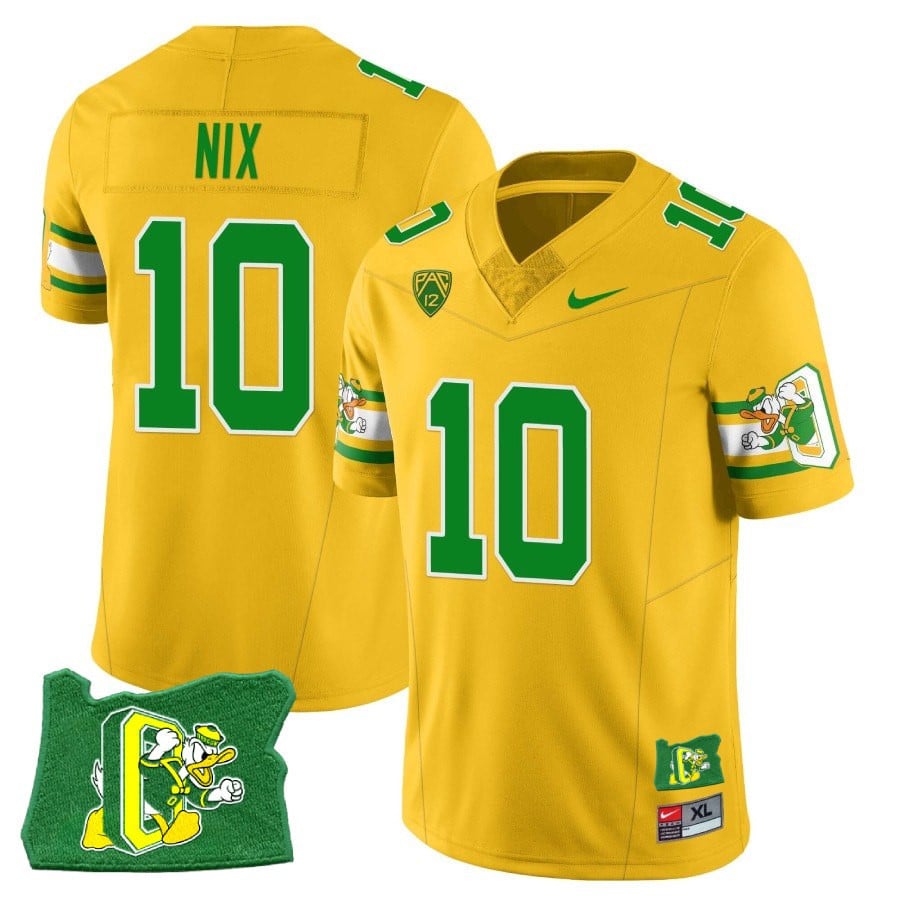 Womenâs Oregon Ducks âMighty Oregonâ Throwback Football Stitched Jersey â Oregon State