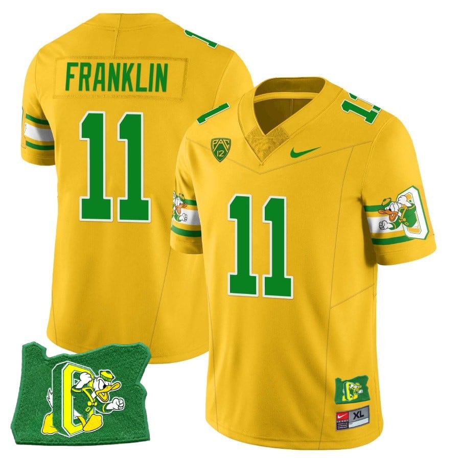 Womenâs Oregon Ducks âMighty Oregonâ Throwback Football Stitched Jersey â Oregon State