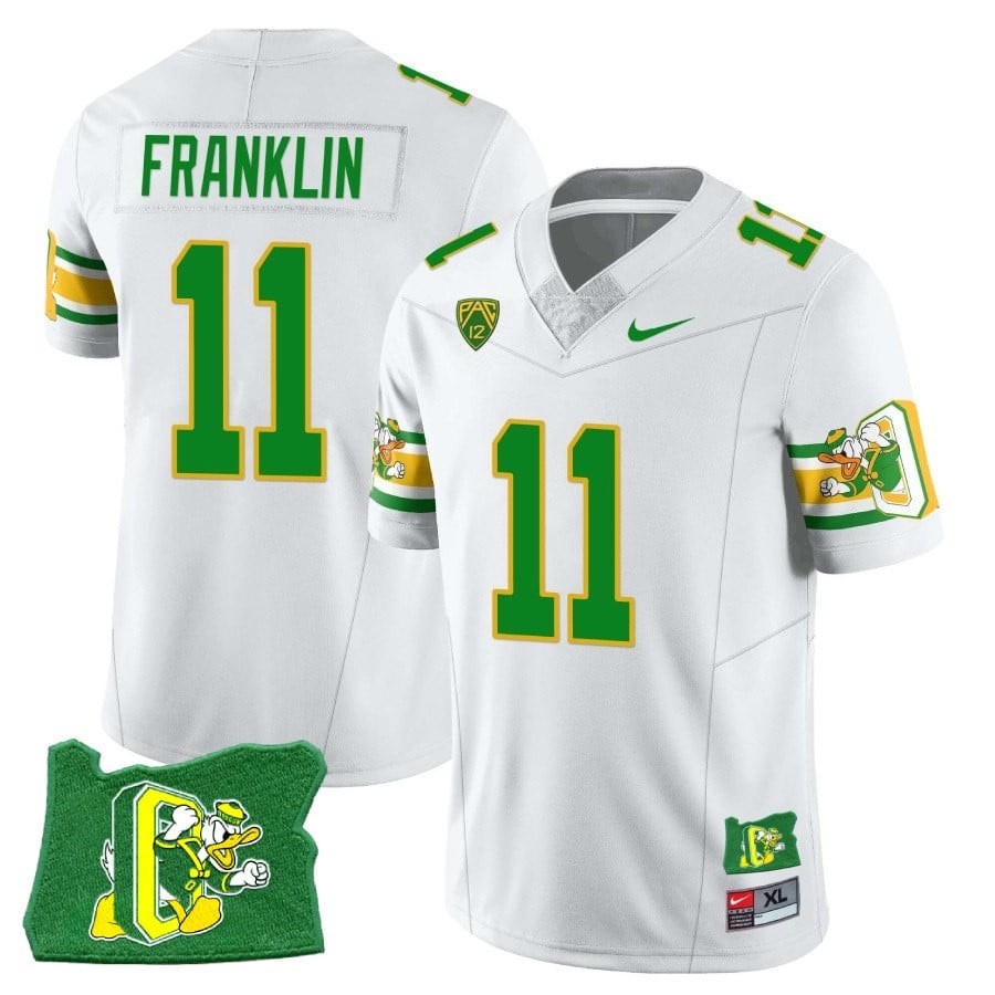 Womenâs Oregon Ducks âMighty Oregonâ Throwback Football Stitched Jersey â Oregon State
