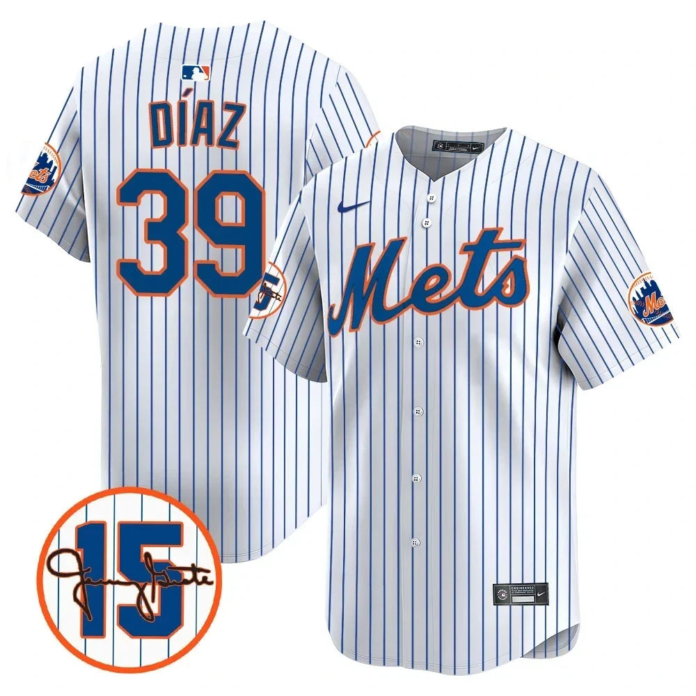 New York Mets Jerry Grote Patch Vapor Premier Limited V1 Jersey – All Stitched
