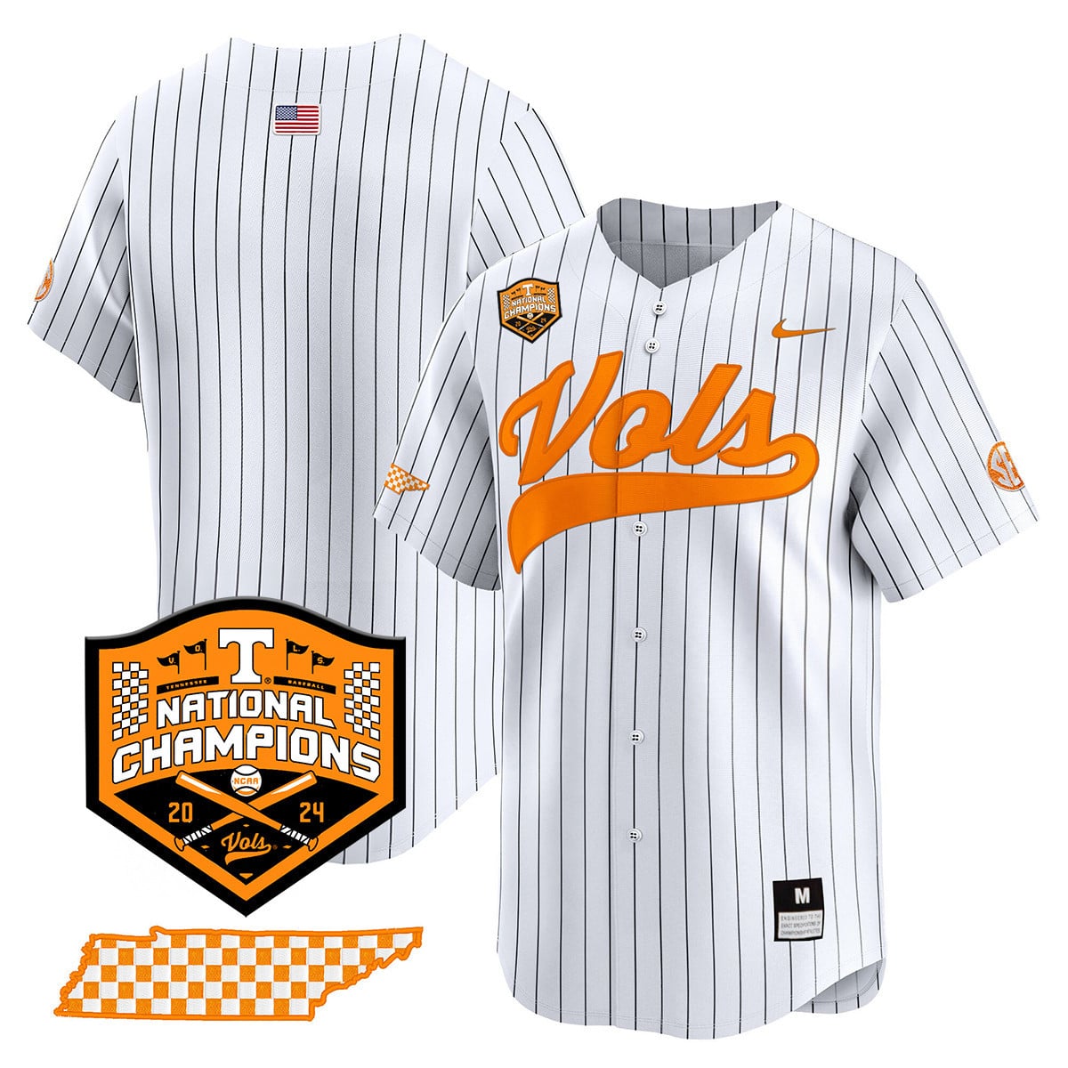 Women's Tennessee Volunteers 2024 National Champions Vapor Premier Limited Jersey - All Stitched