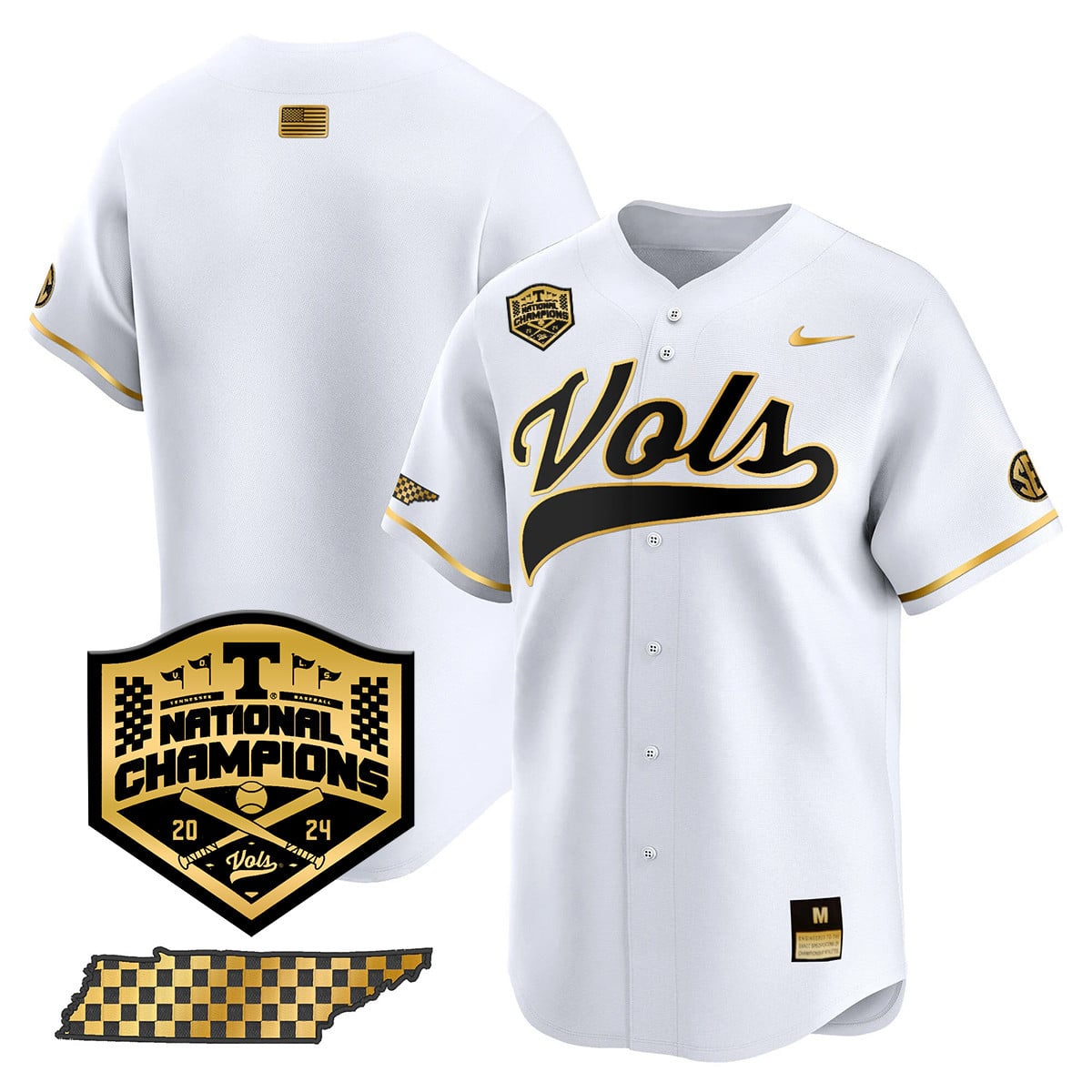 Women's Tennessee Volunteers 2024 National Champions Vapor Premier Limited Jersey - All Stitched