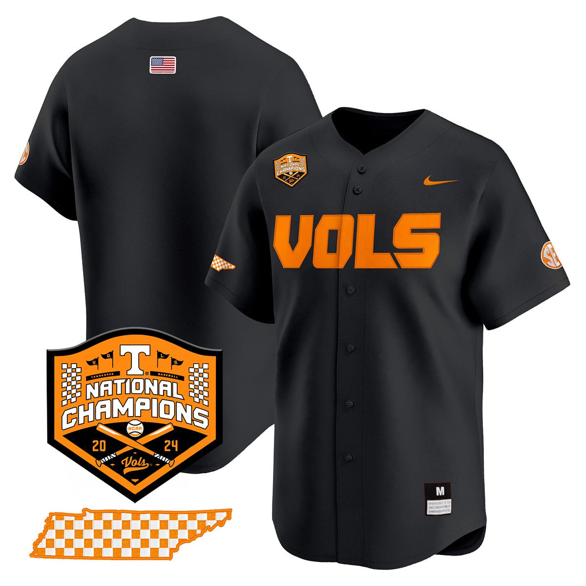 Women's Tennessee Volunteers 2024 National Champions Vapor Premier Limited Jersey V1 - All Stitched