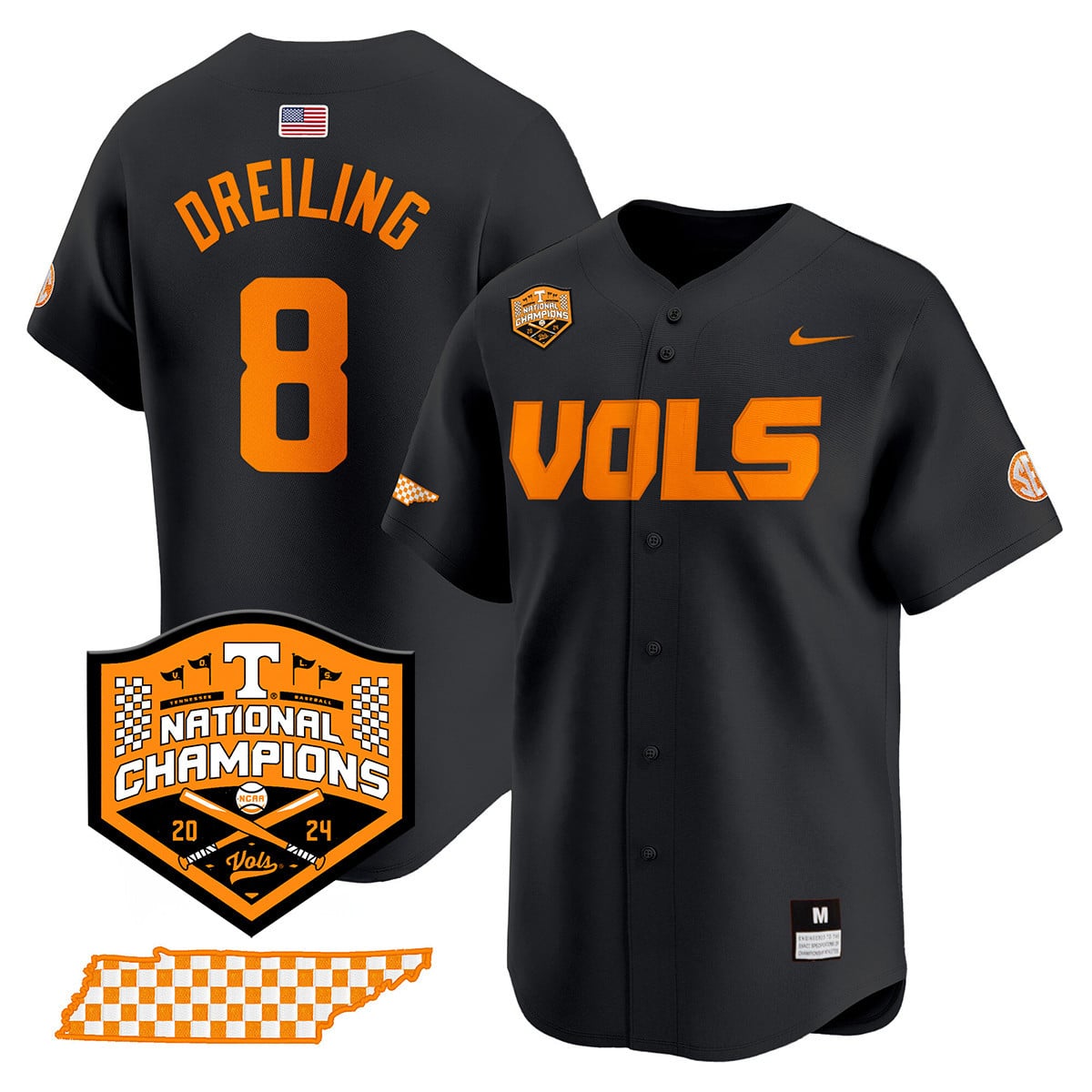 Women's Tennessee Volunteers 2024 National Champions Vapor Premier Limited Jersey V1 - All Stitched