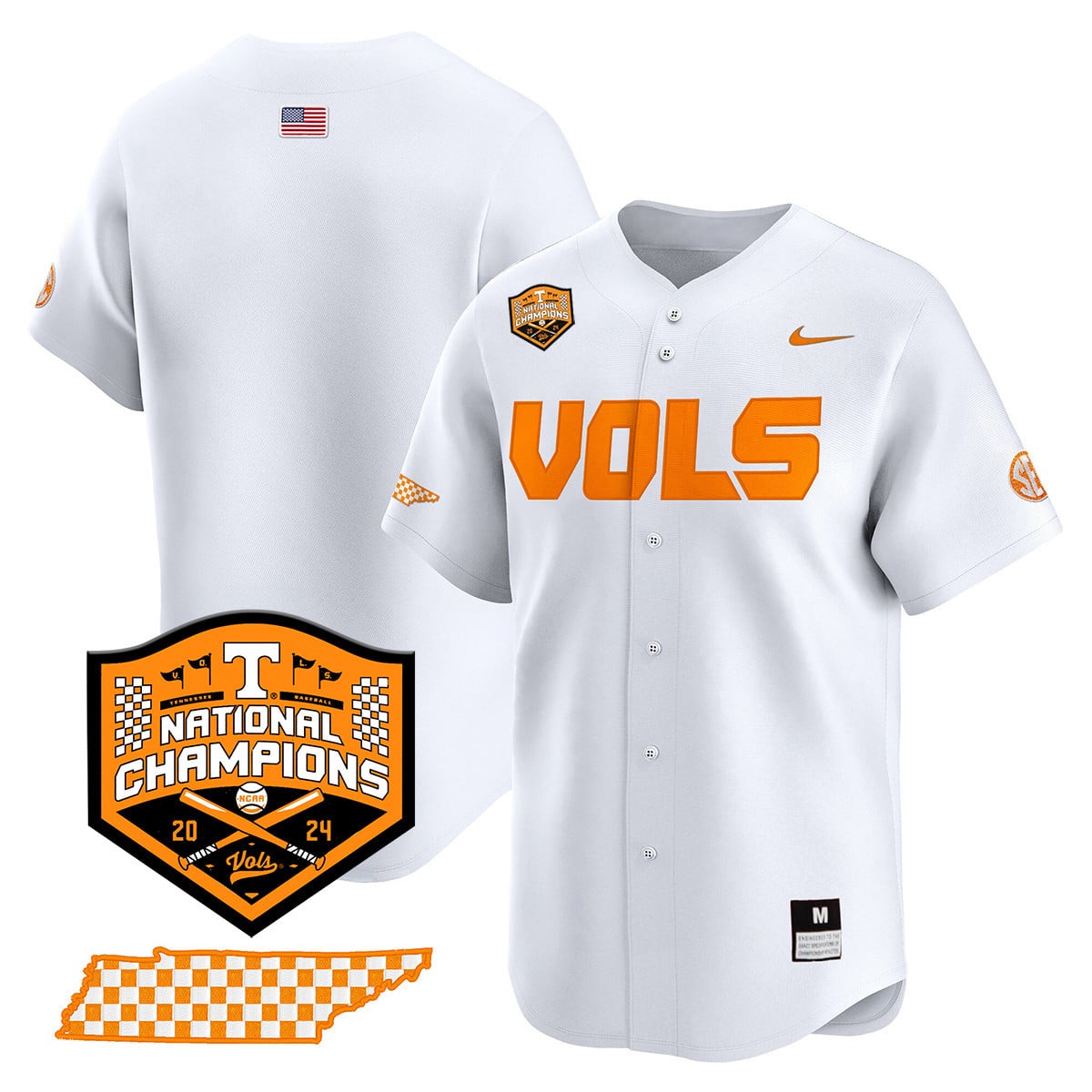 Women's Tennessee Volunteers 2024 National Champions Vapor Premier Limited Jersey V1 - All Stitched