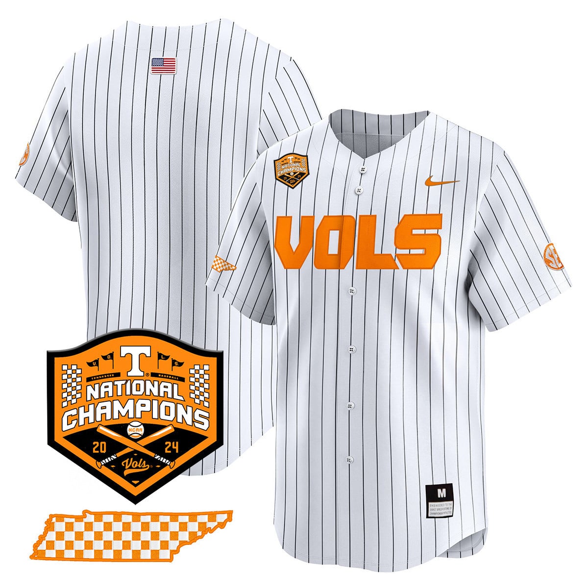 Women's Tennessee Volunteers 2024 National Champions Vapor Premier Limited Jersey V1 - All Stitched