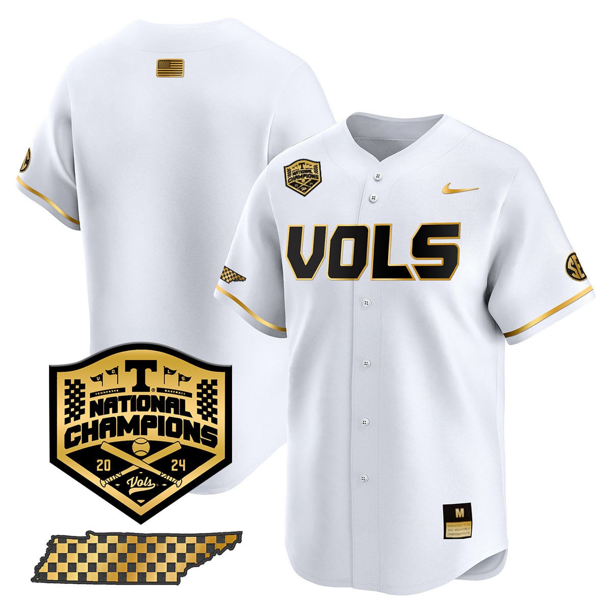 Women's Tennessee Volunteers 2024 National Champions Vapor Premier Limited Jersey V1 - All Stitched