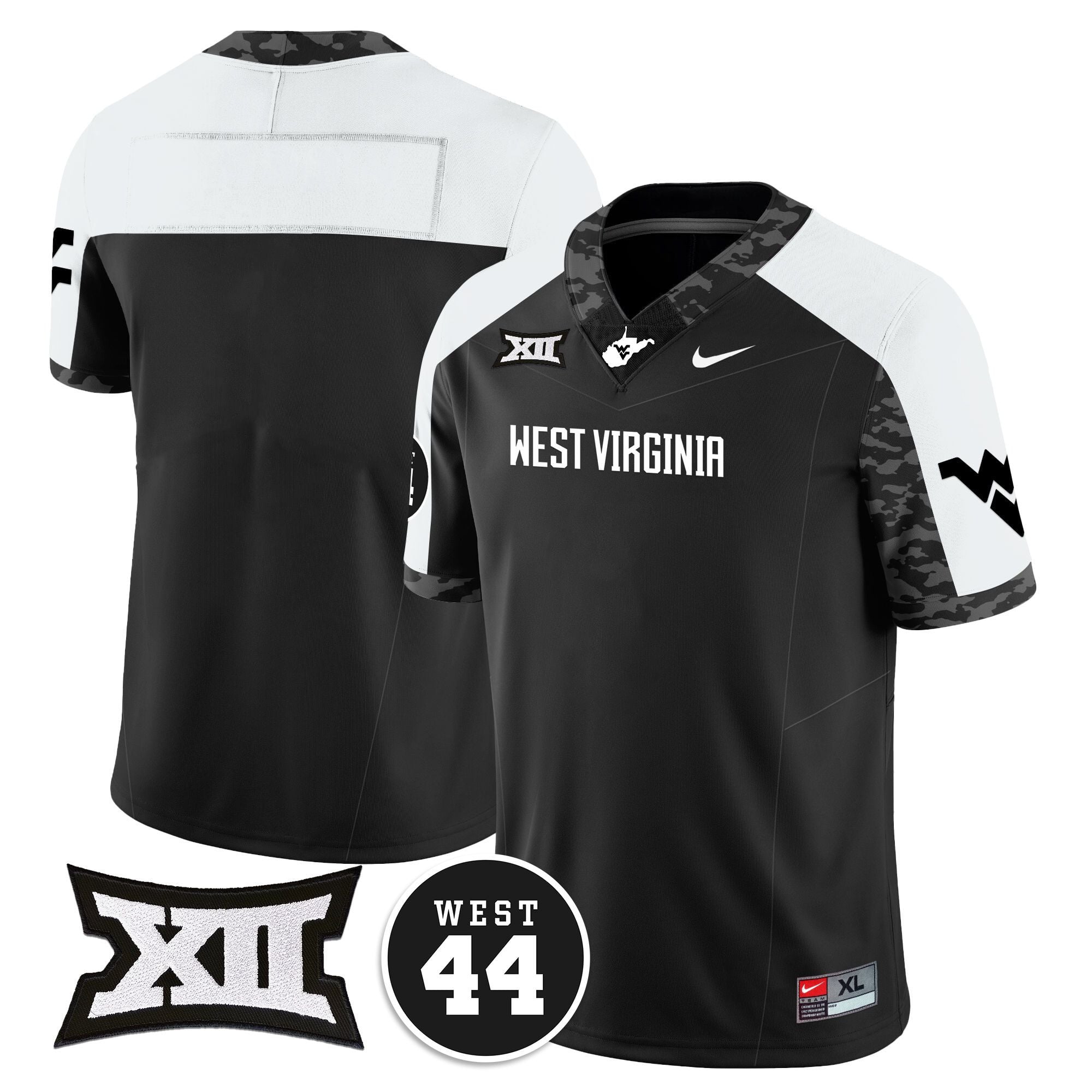Women's West Virginia Mountaineers 2024 Vapor Limited Jersey - All Stitched - Honor Jerry West