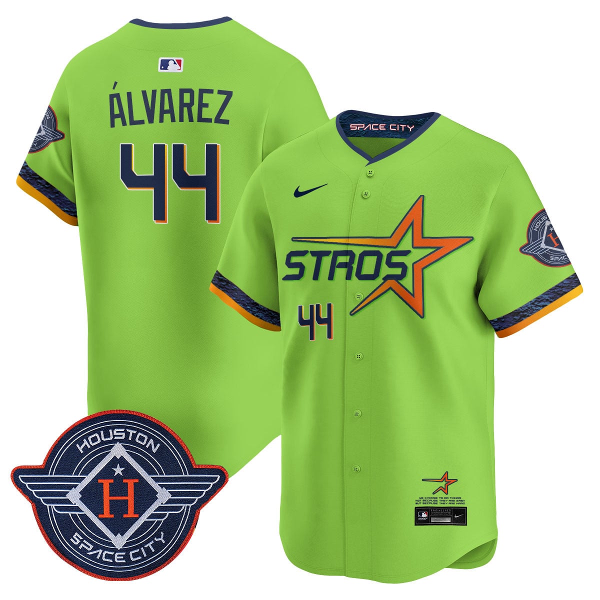 Women's Houston Astros 2025 City Connect Vapor Limited Jersey - All Stitched