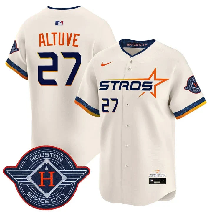 Women's Houston Astros 2025 City Connect Vapor Limited Jersey - All Stitched