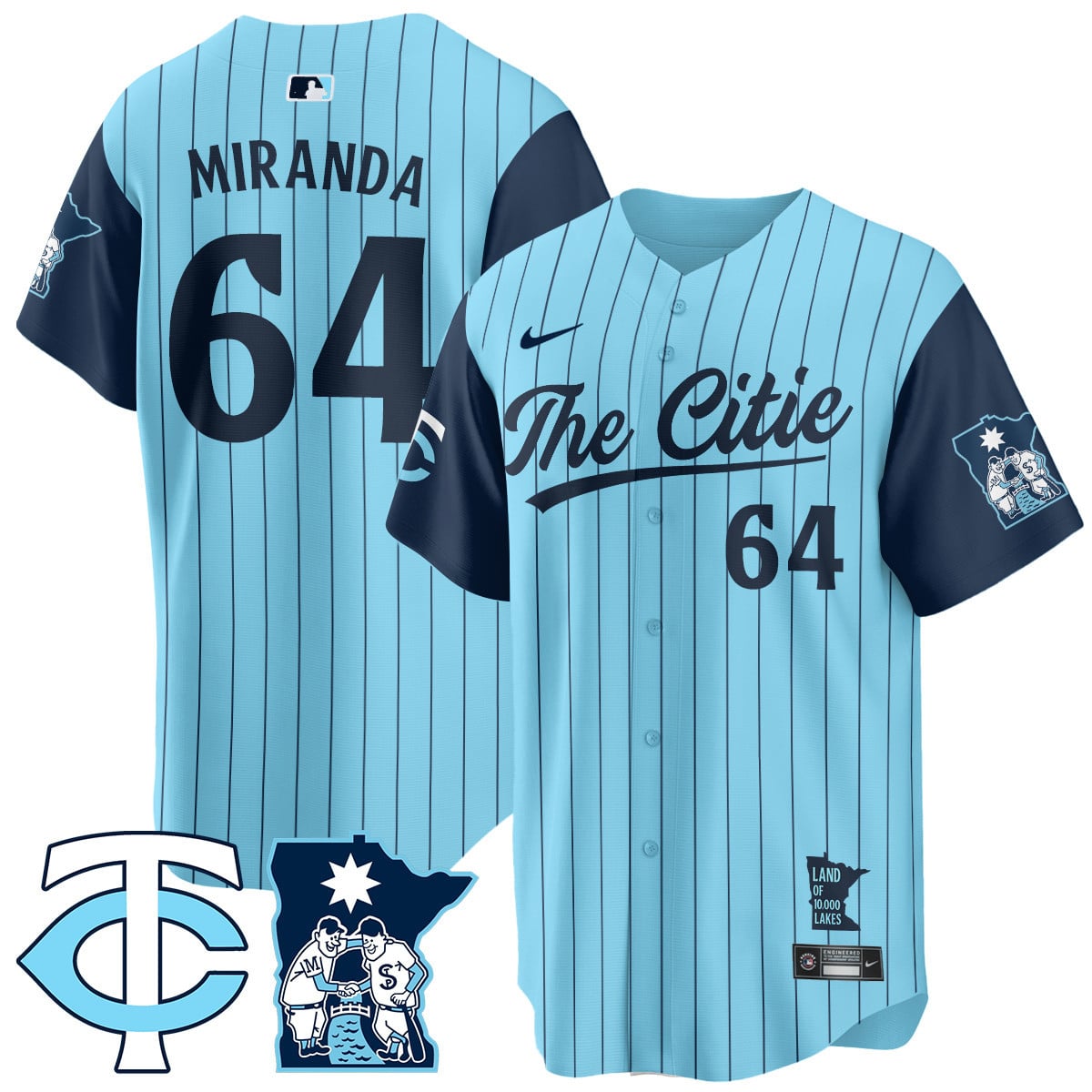 Women's Minnesota Twins City Connect Concept Jersey - All Stitched
