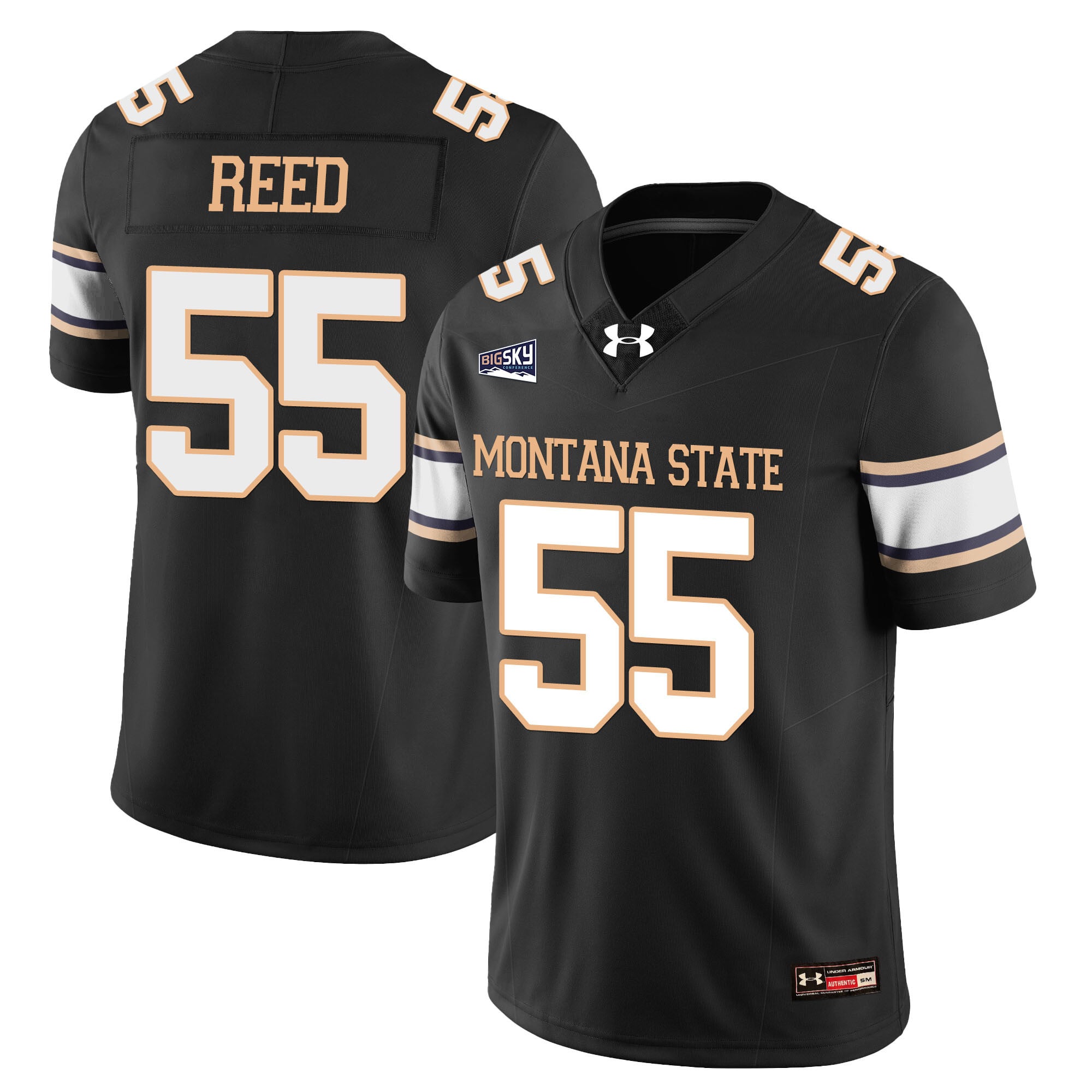 Women's Montana State Bobcat Football Jersey - All Stitched