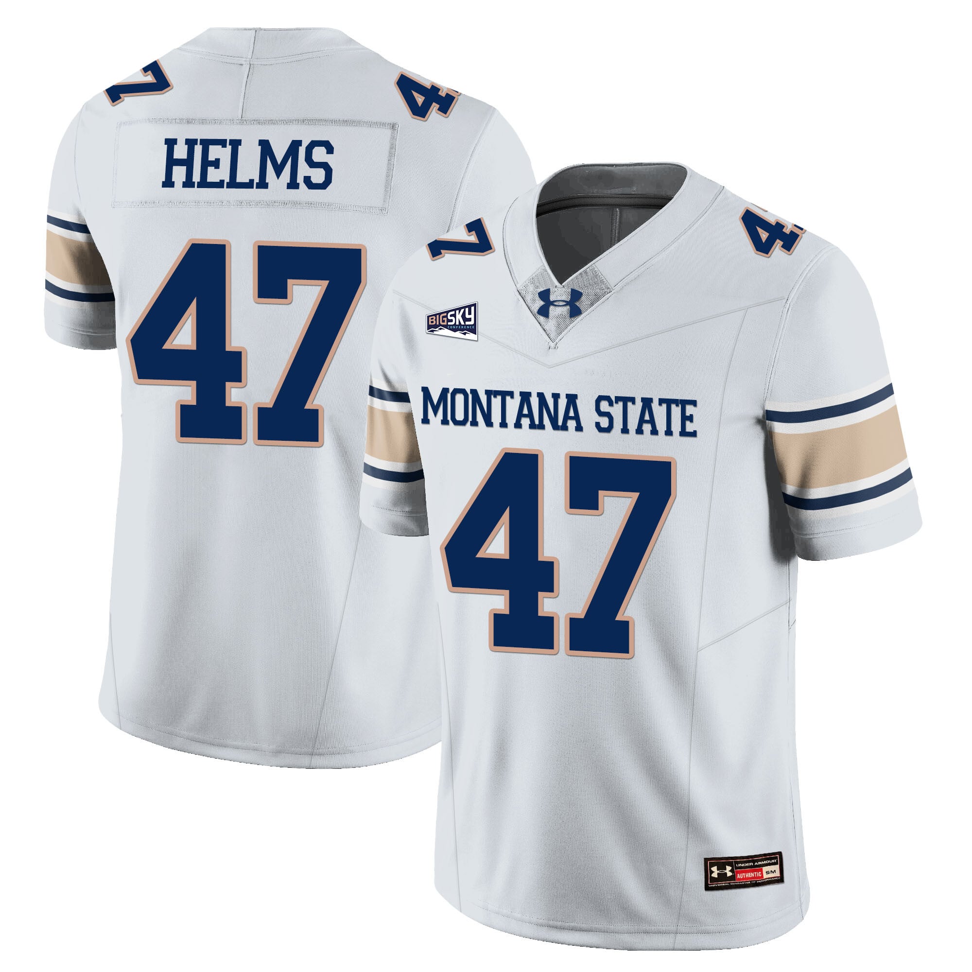 Women's Montana State Bobcat Football Jersey - All Stitched