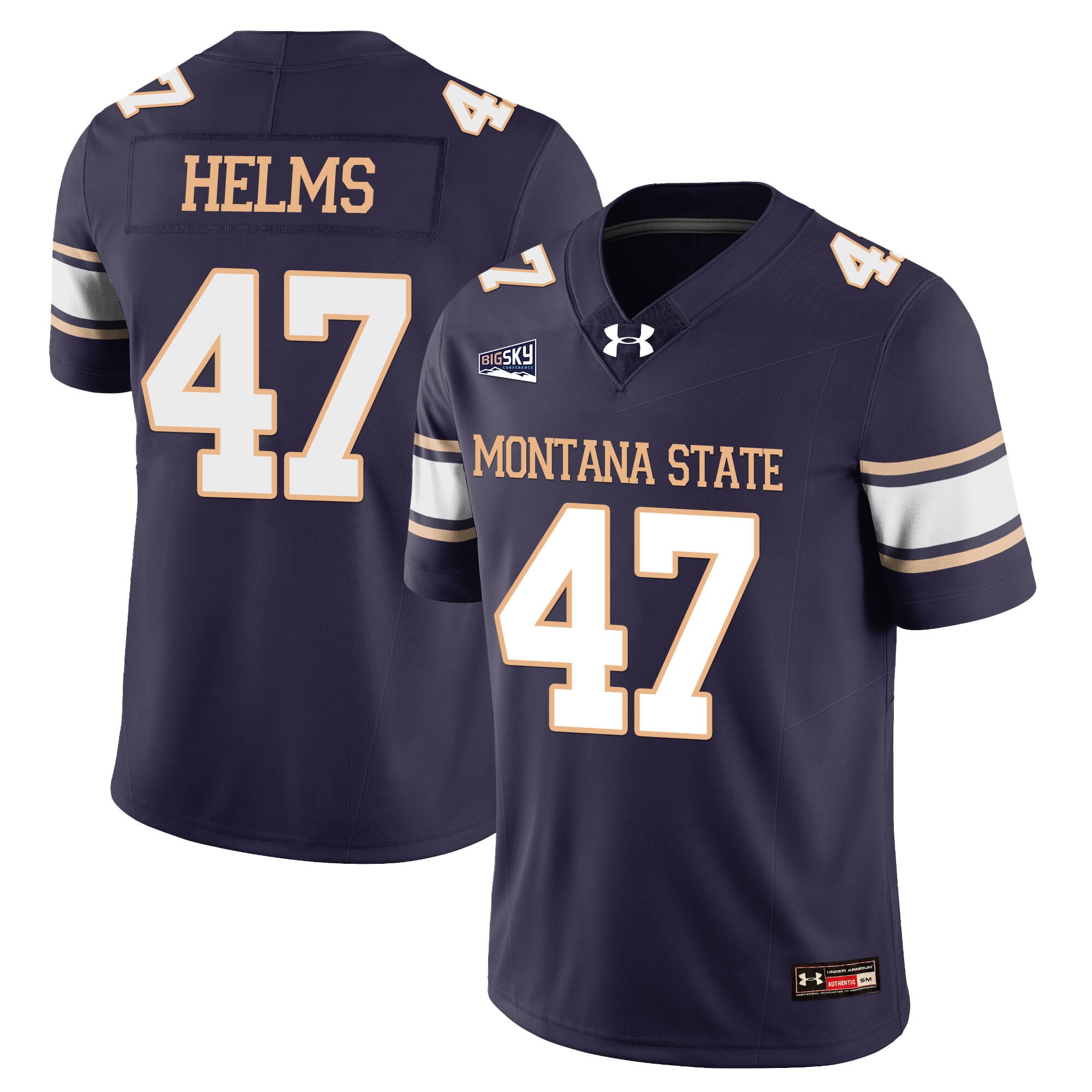 Women's Montana State Bobcat Football Jersey - All Stitched