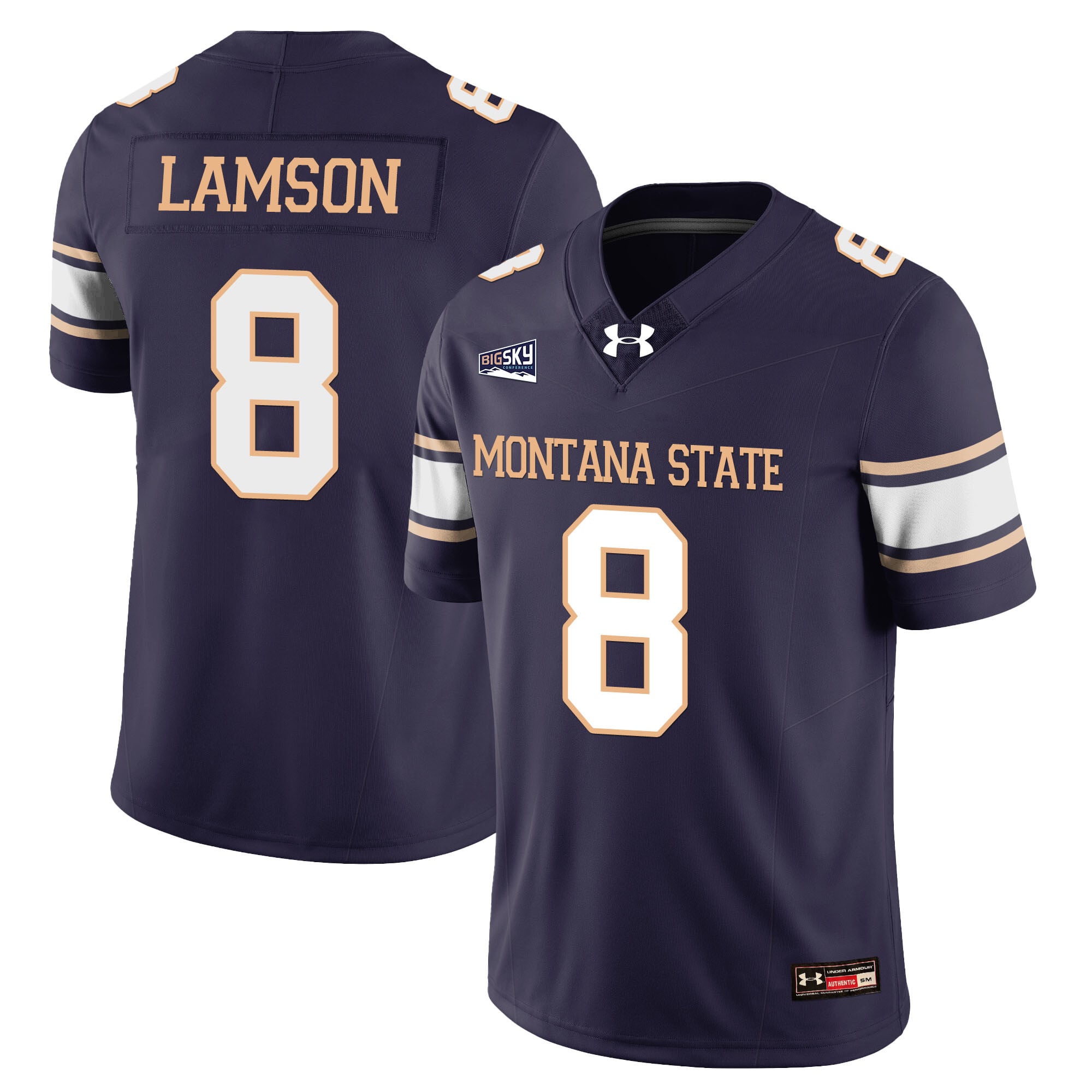 Women's Montana State Bobcat Football Jersey - All Stitched
