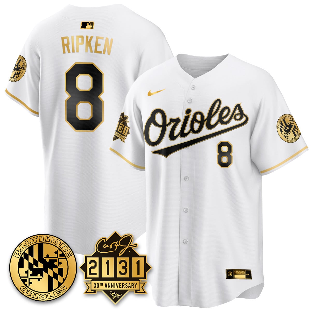 Women's Baltimore Orioles "30th Anniversary of 2131" Limited Jersey - All Stitched