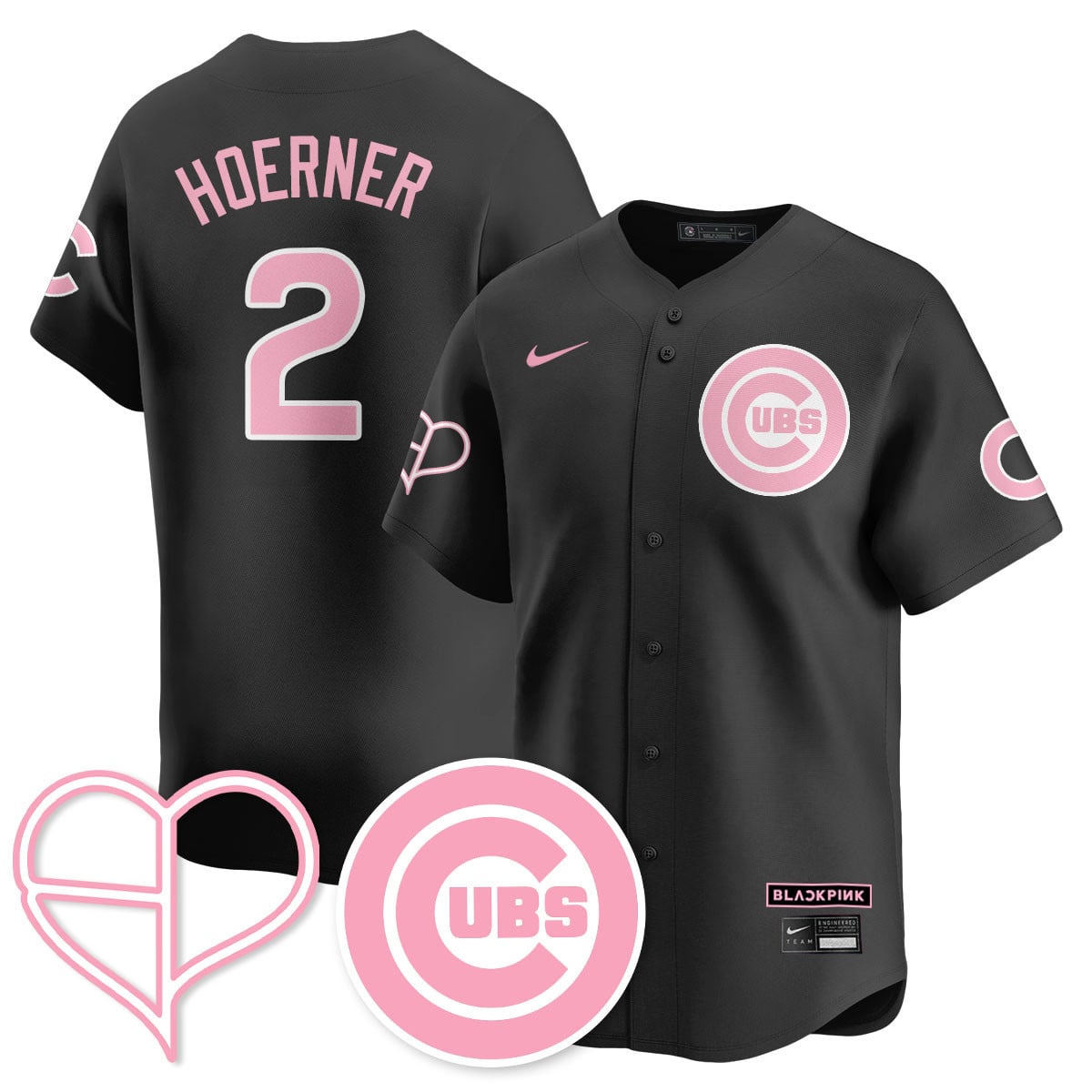 Women's Chicago Cubs BL??KPI?K 2025 Limited Jersey - All Stitched