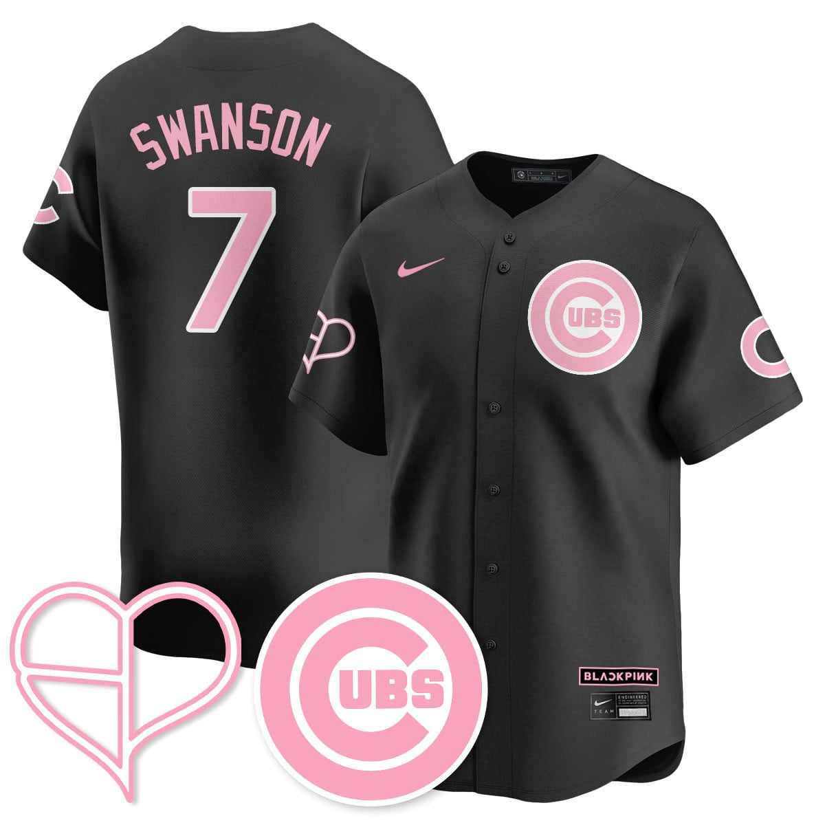 Women's Chicago Cubs BL??KPI?K 2025 Limited Jersey - All Stitched