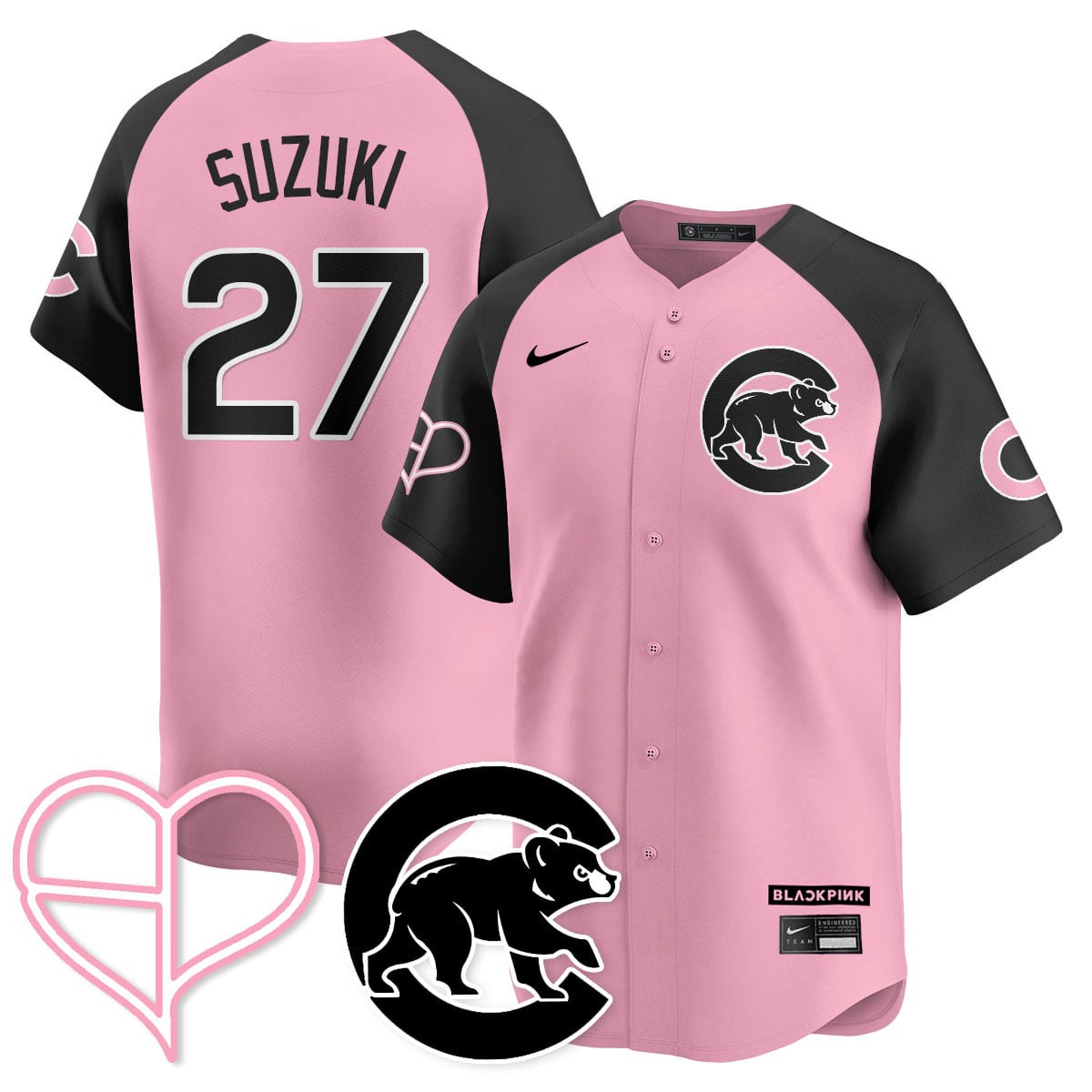 Women's Chicago Cubs BL??KPI?K 2025 Limited Jersey - All Stitched