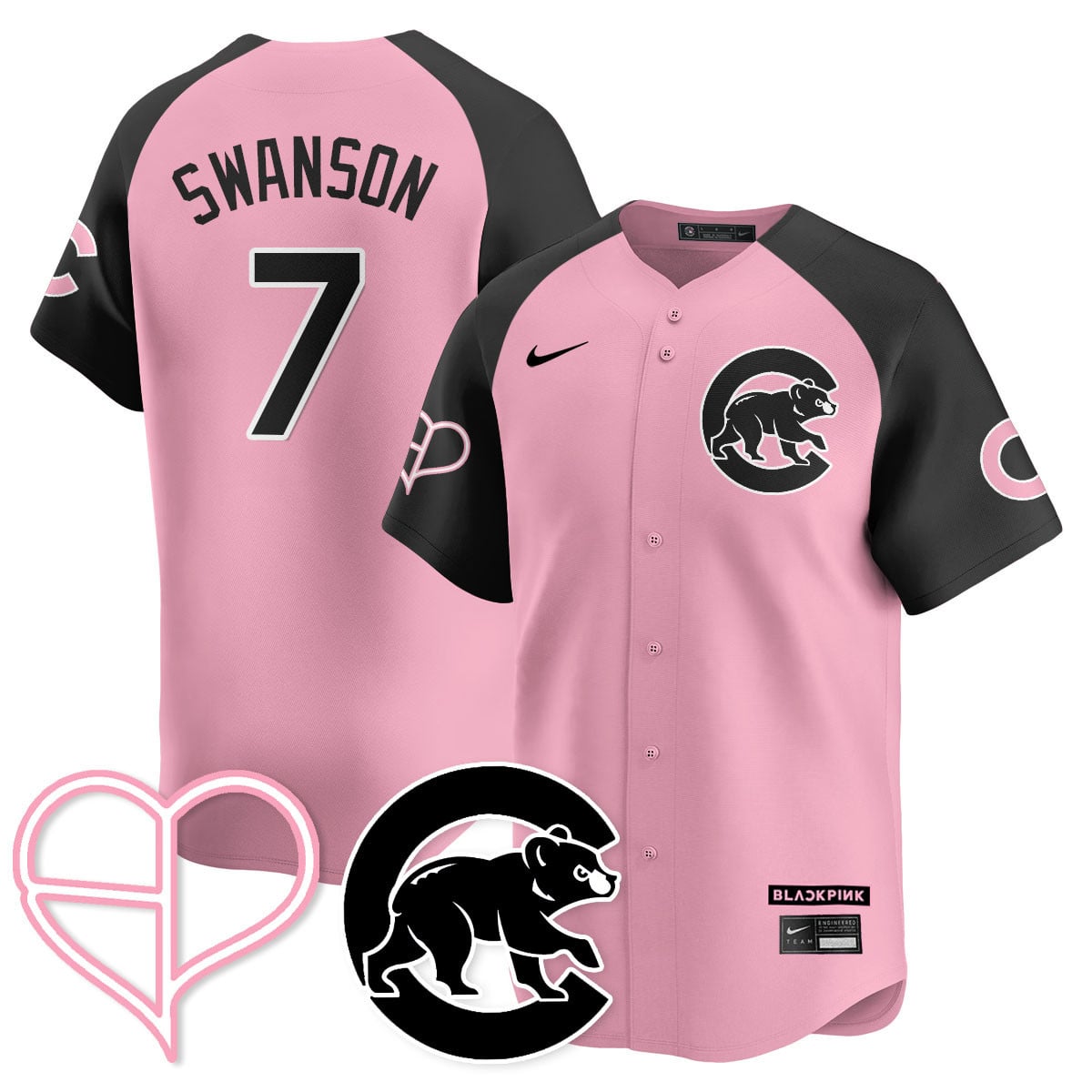 Women's Chicago Cubs BL??KPI?K 2025 Limited Jersey - All Stitched