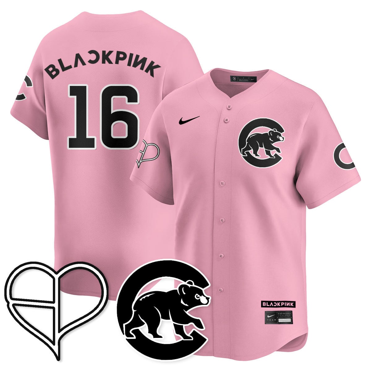 Women's Chicago Cubs BL??KPI?K 2025 Limited Jersey - All Stitched