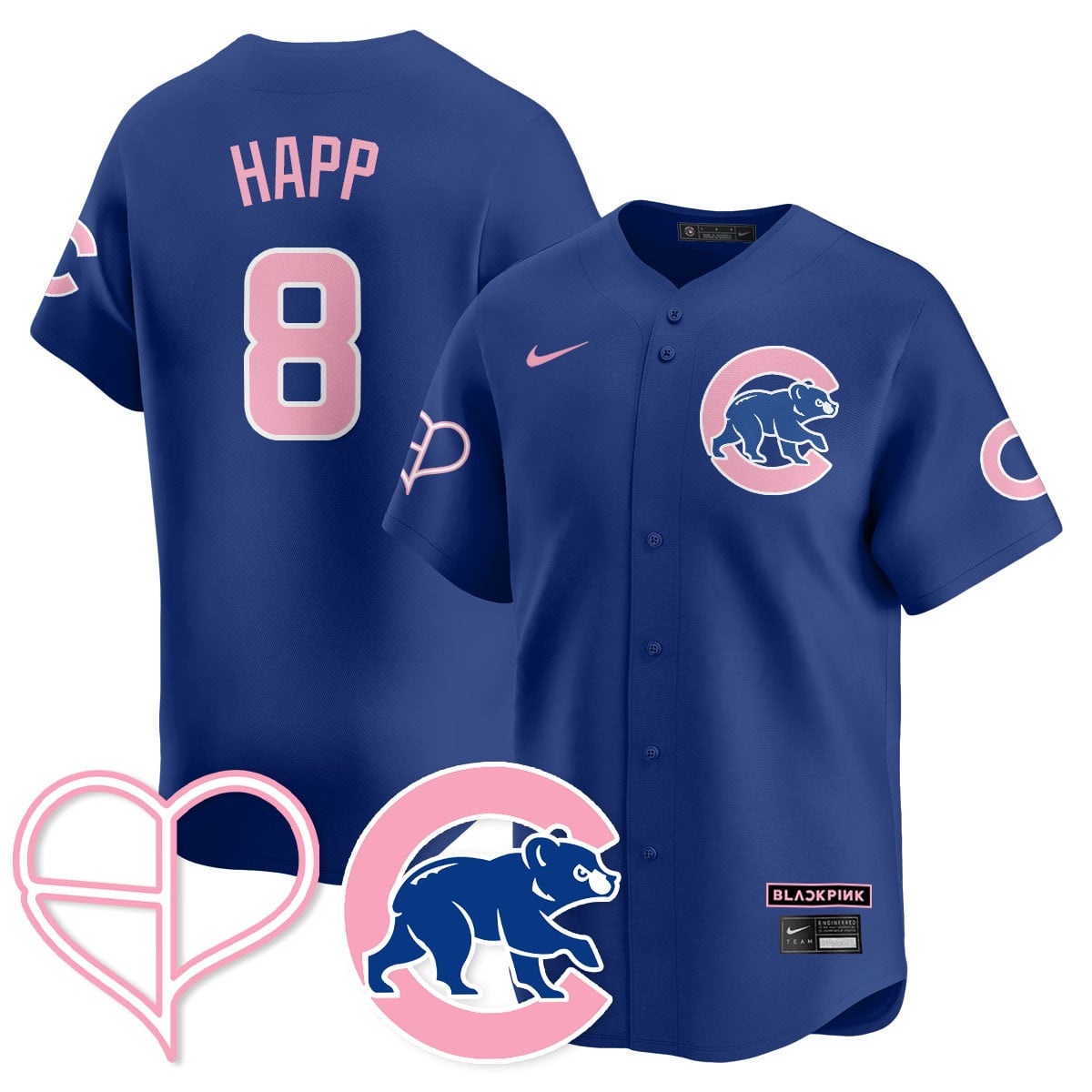 Women's Chicago Cubs BL??KPI?K 2025 Limited Jersey - All Stitched