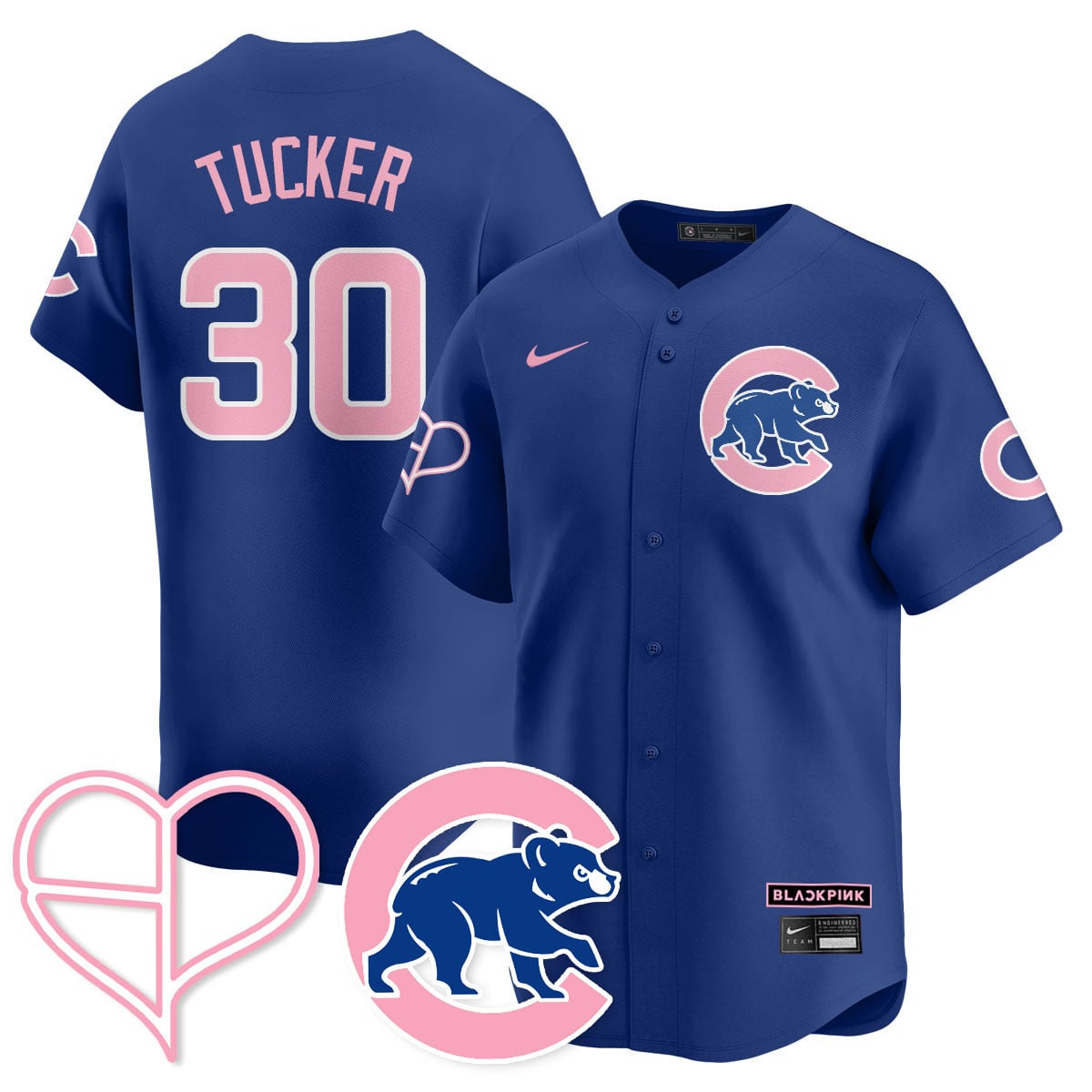 Women's Chicago Cubs BL??KPI?K 2025 Limited Jersey - All Stitched